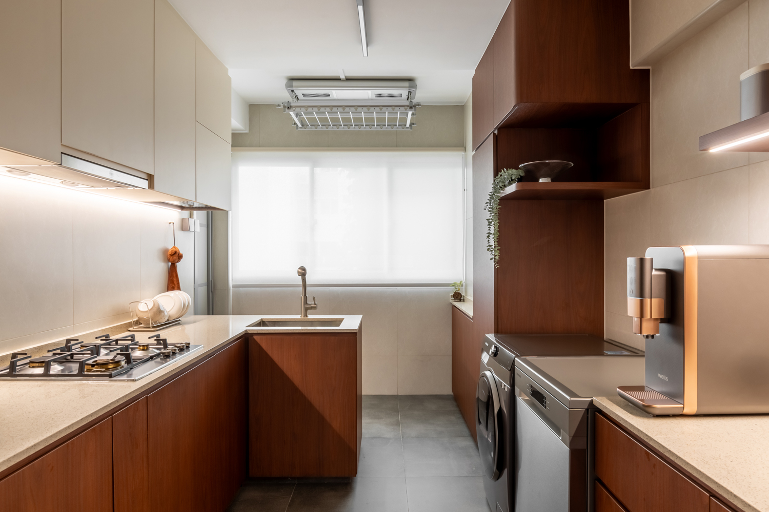 Industrial, Others, Scandinavian Design - Kitchen - HDB 4 Room - Design by U-Home Interior Design Pte Ltd