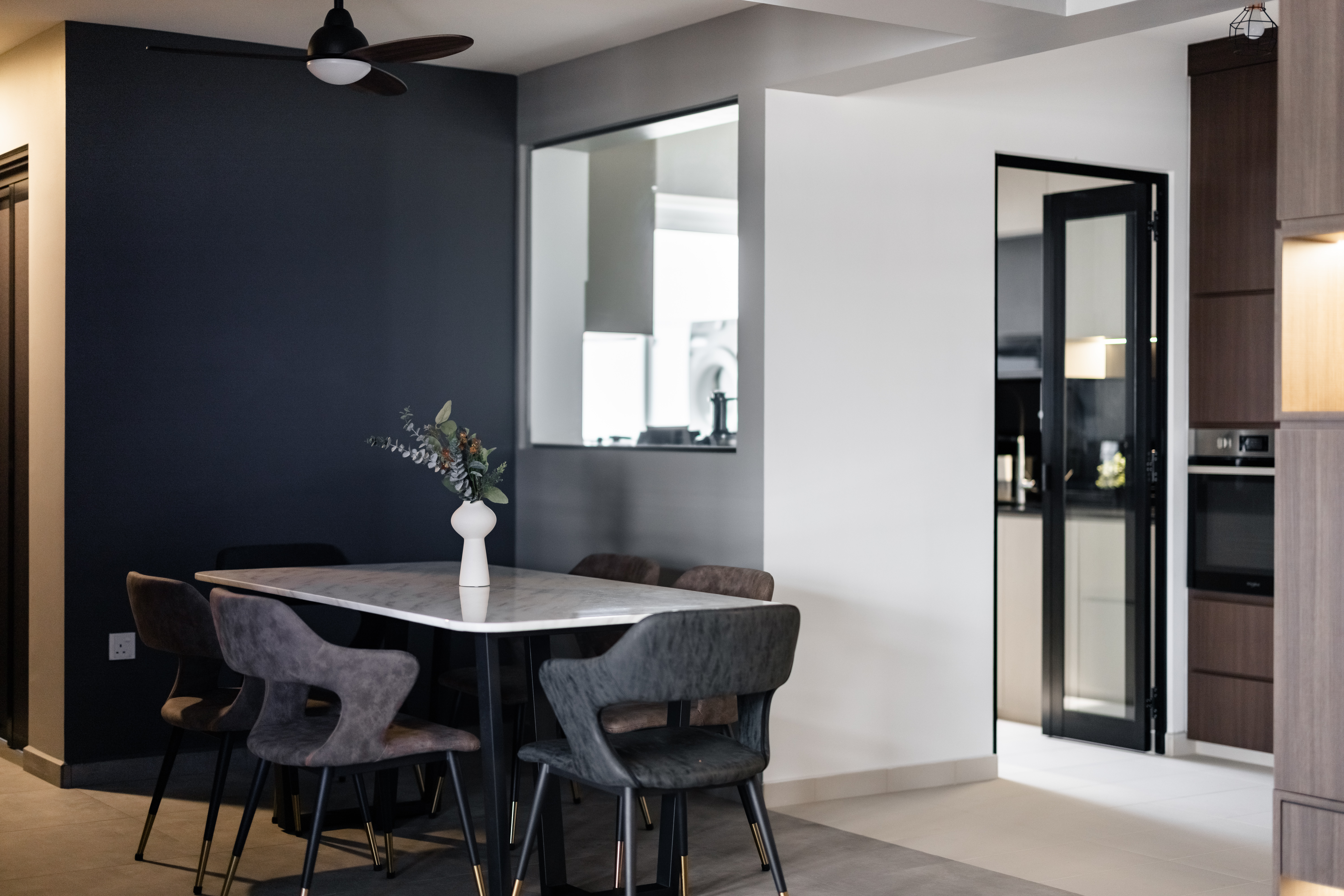 Contemporary, Industrial, Modern Design - Dining Room - HDB 5 Room - Design by U-Home Interior Design Pte Ltd