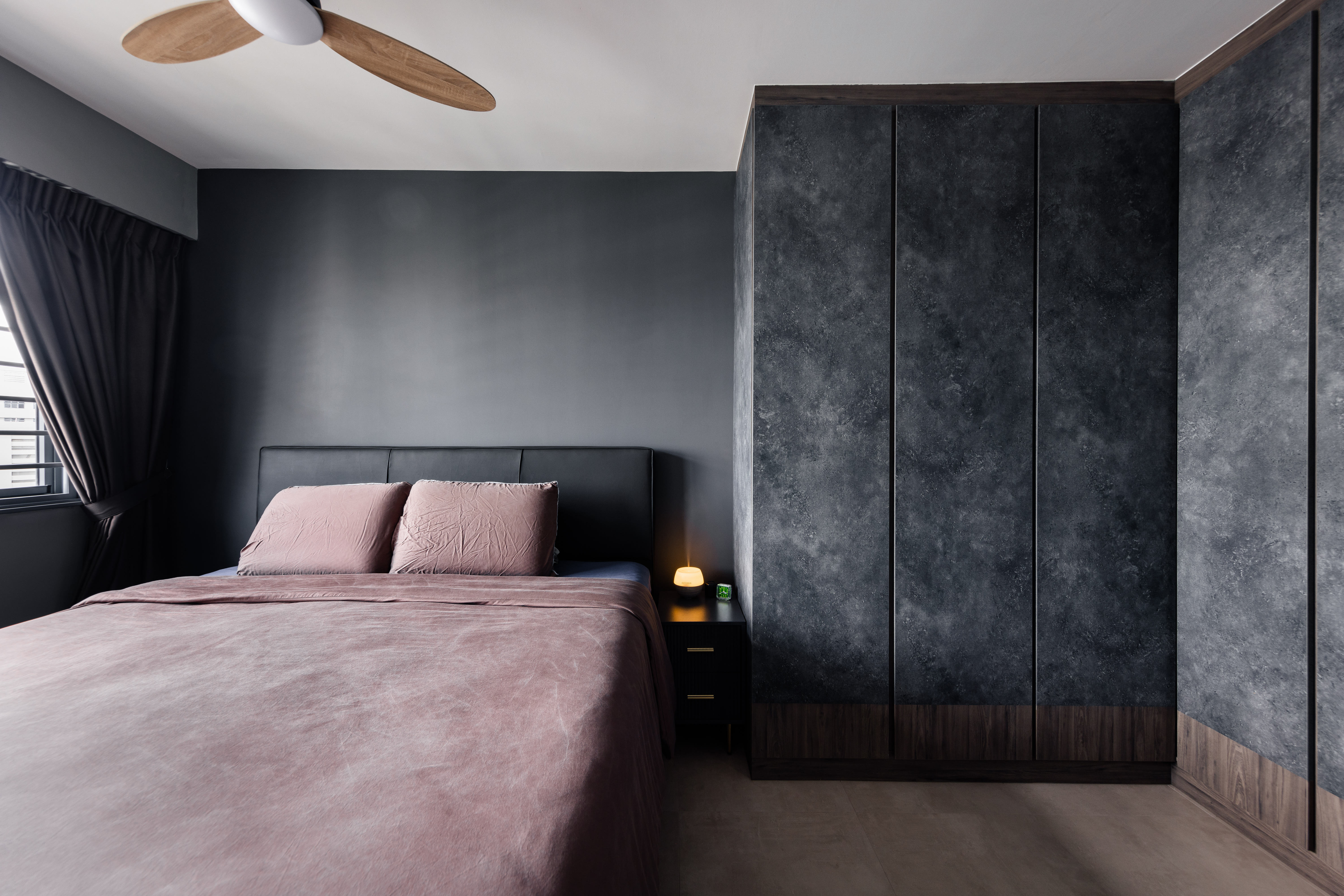 Contemporary, Industrial, Modern Design - Bedroom - HDB 5 Room - Design by U-Home Interior Design Pte Ltd