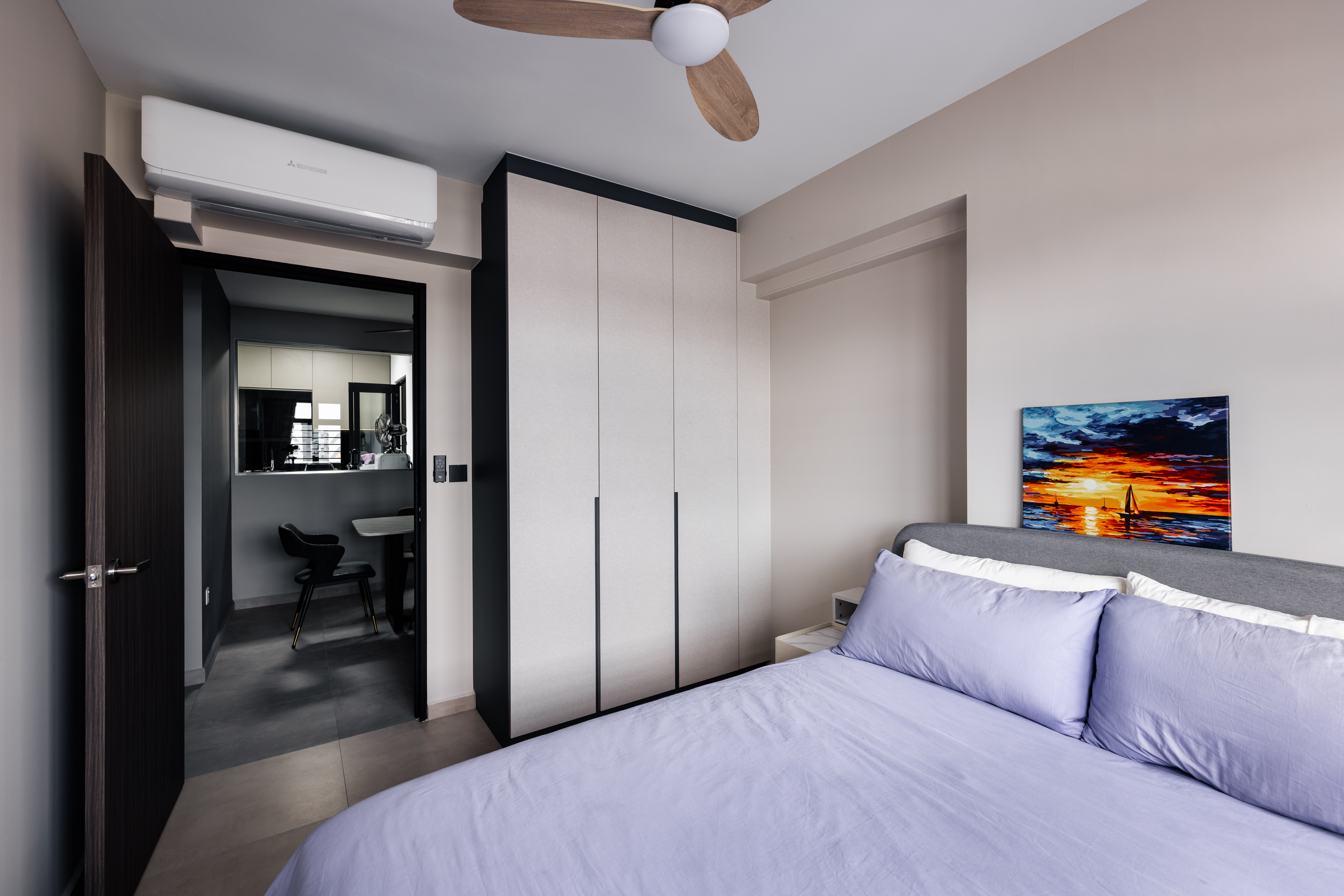 Contemporary, Industrial, Modern Design - Bedroom - HDB 5 Room - Design by U-Home Interior Design Pte Ltd