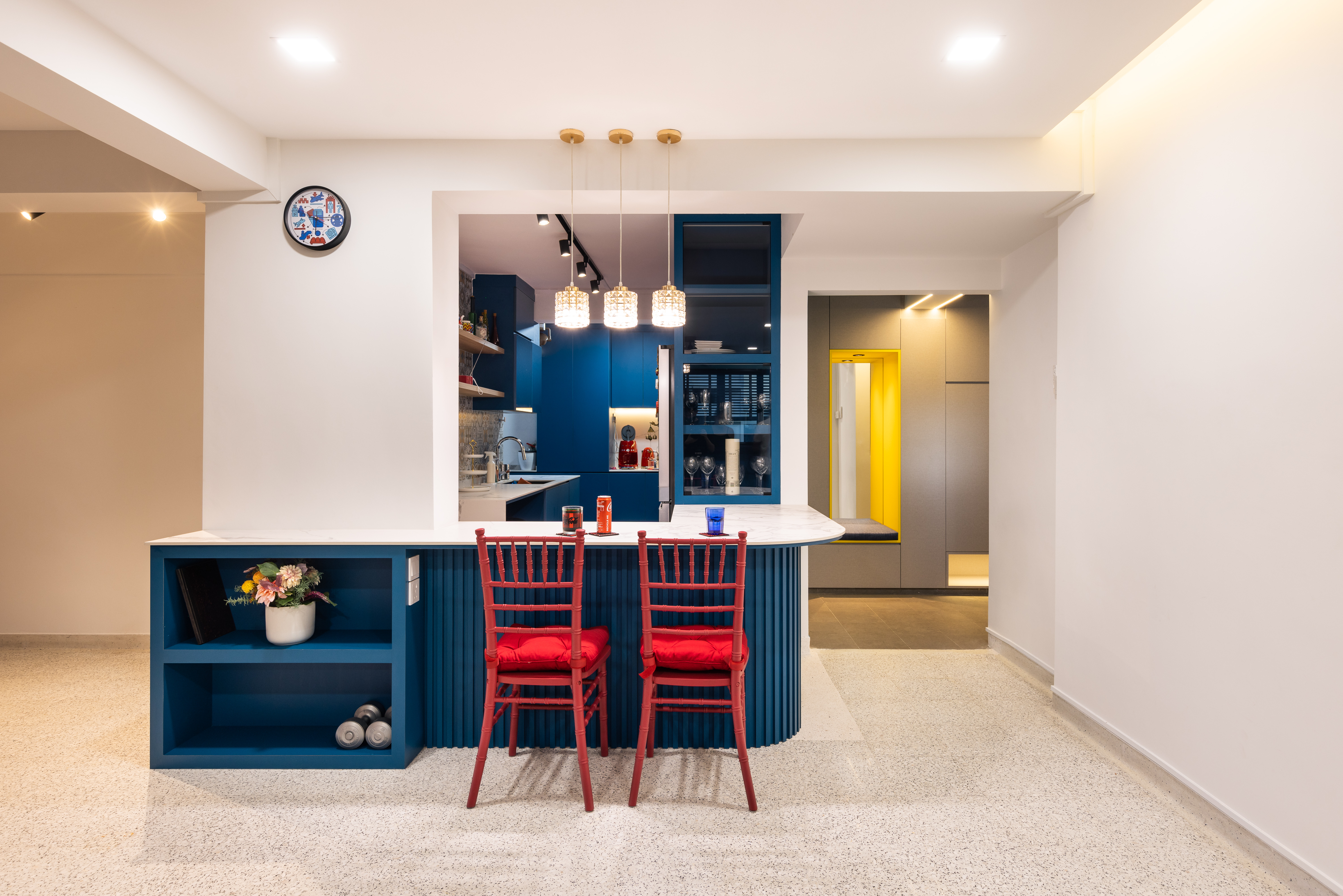 Eclectic Design - Kitchen - HDB 5 Room - Design by U-Home Interior Design Pte Ltd