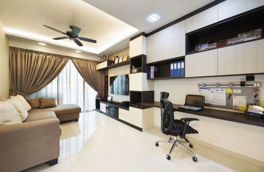 Contemporary, Modern, Scandinavian Design - Study Room - HDB 3 Room - Design by U-Home Interior Design Pte Ltd