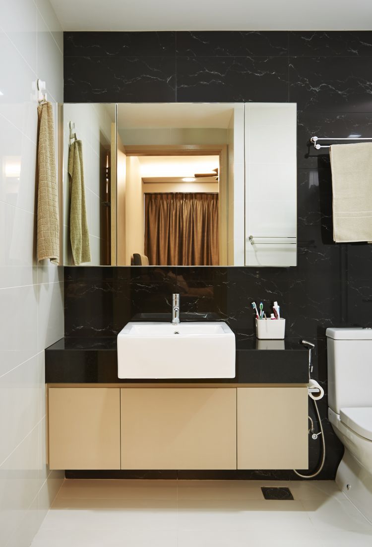 Contemporary, Modern, Scandinavian Design - Bathroom - HDB 3 Room - Design by U-Home Interior Design Pte Ltd