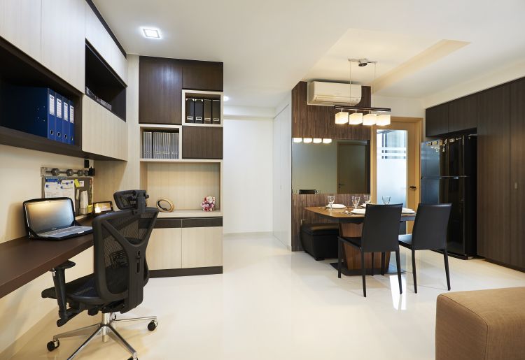 Contemporary, Modern, Scandinavian Design - Dining Room - HDB 3 Room - Design by U-Home Interior Design Pte Ltd