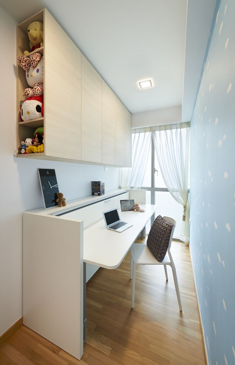 Minimalist, Modern Design - Study Room - Condominium - Design by U-Home Interior Design Pte Ltd