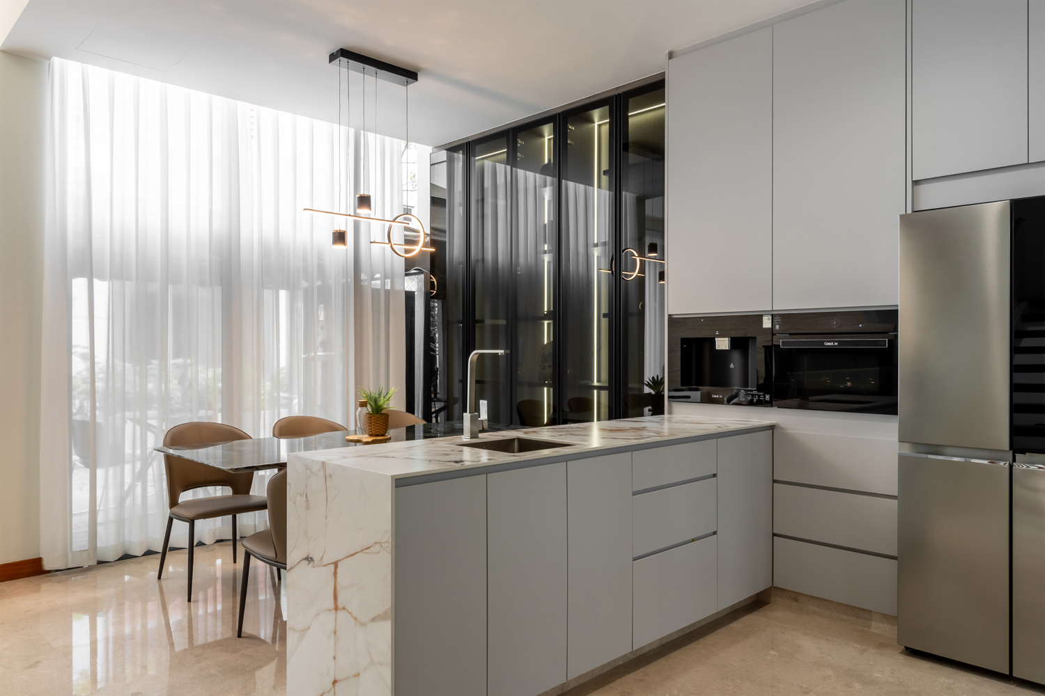 Contemporary, Modern Design - Dining Room - Condominium - Design by U-Home Interior Design Pte Ltd