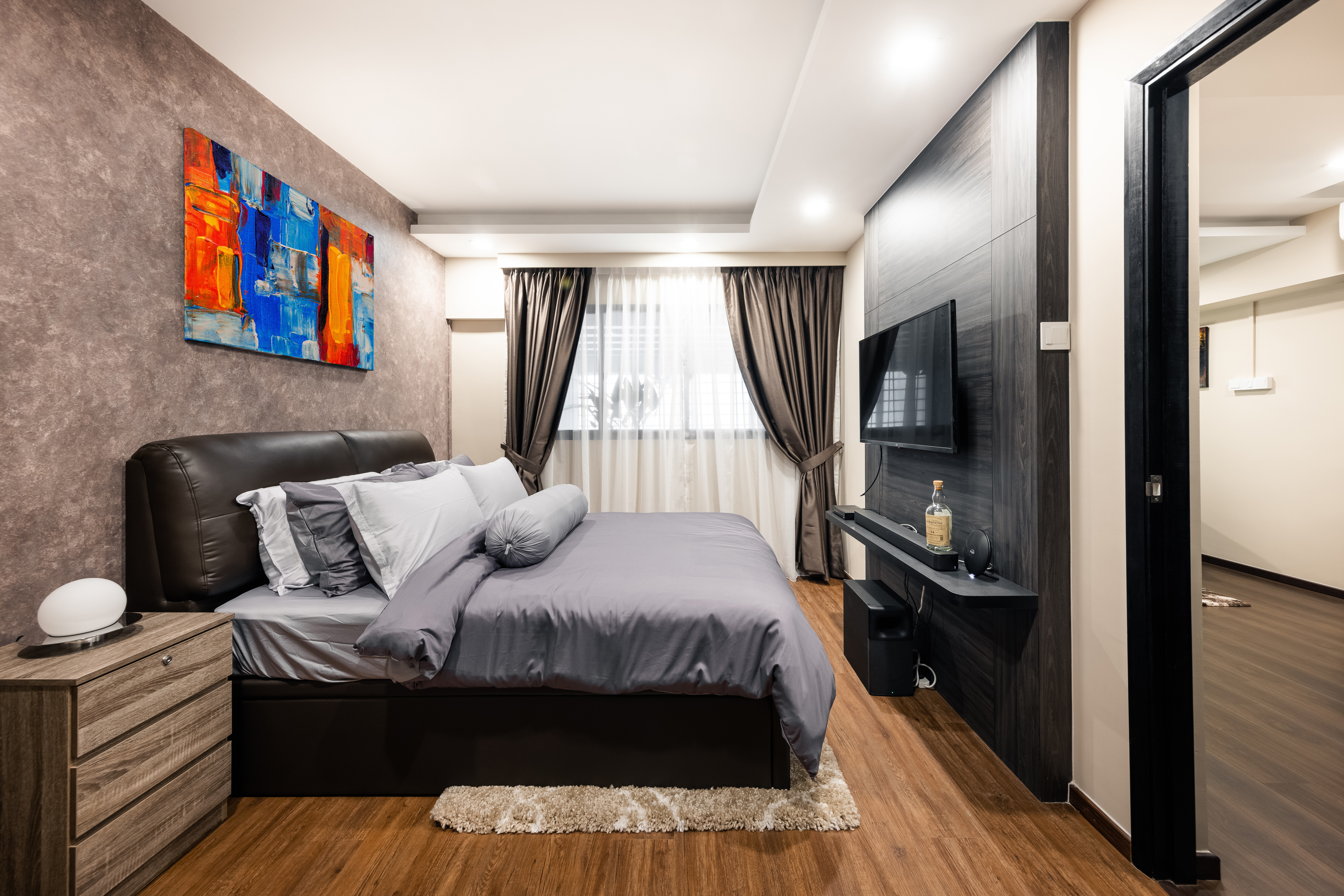 Contemporary, Modern Design - Bedroom - HDB Executive Apartment - Design by U-Home Interior Design Pte Ltd