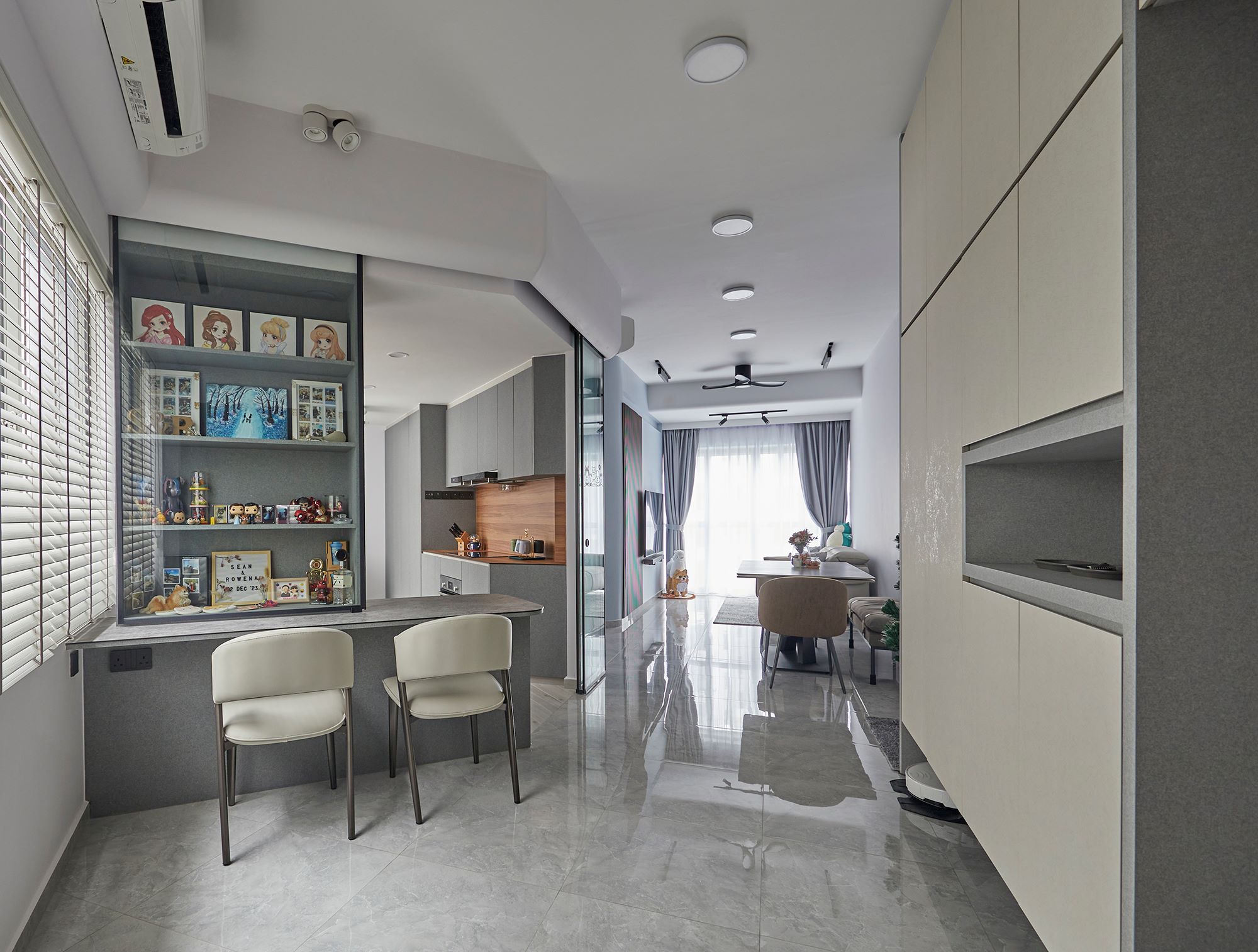 Modern Design - Living Room - Condominium - Design by Ultra Space Design