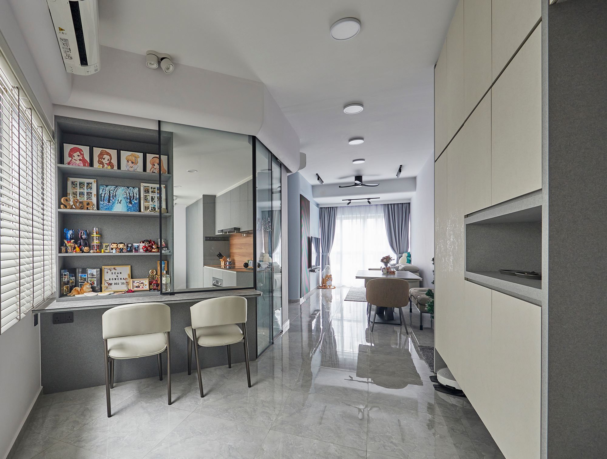 Modern Design - Living Room - Condominium - Design by Ultra Space Design