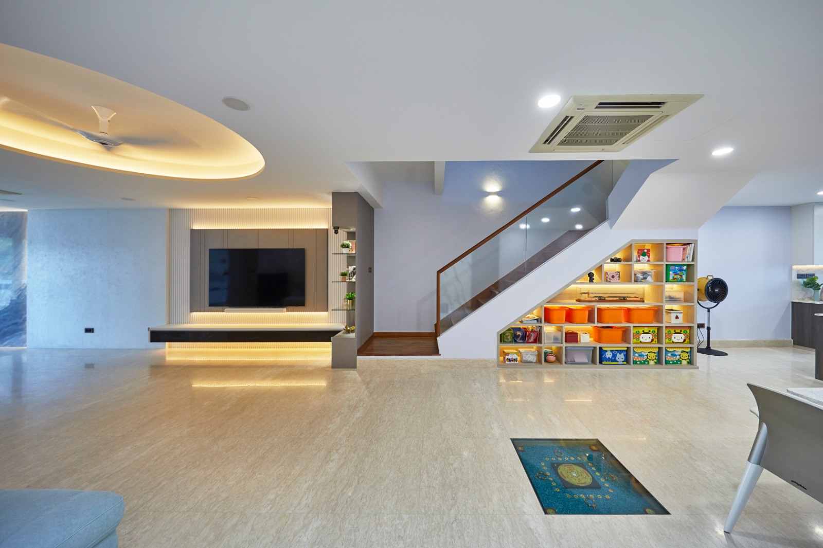 Minimalist Design - Living Room - Landed House - Design by Ultra Space Design