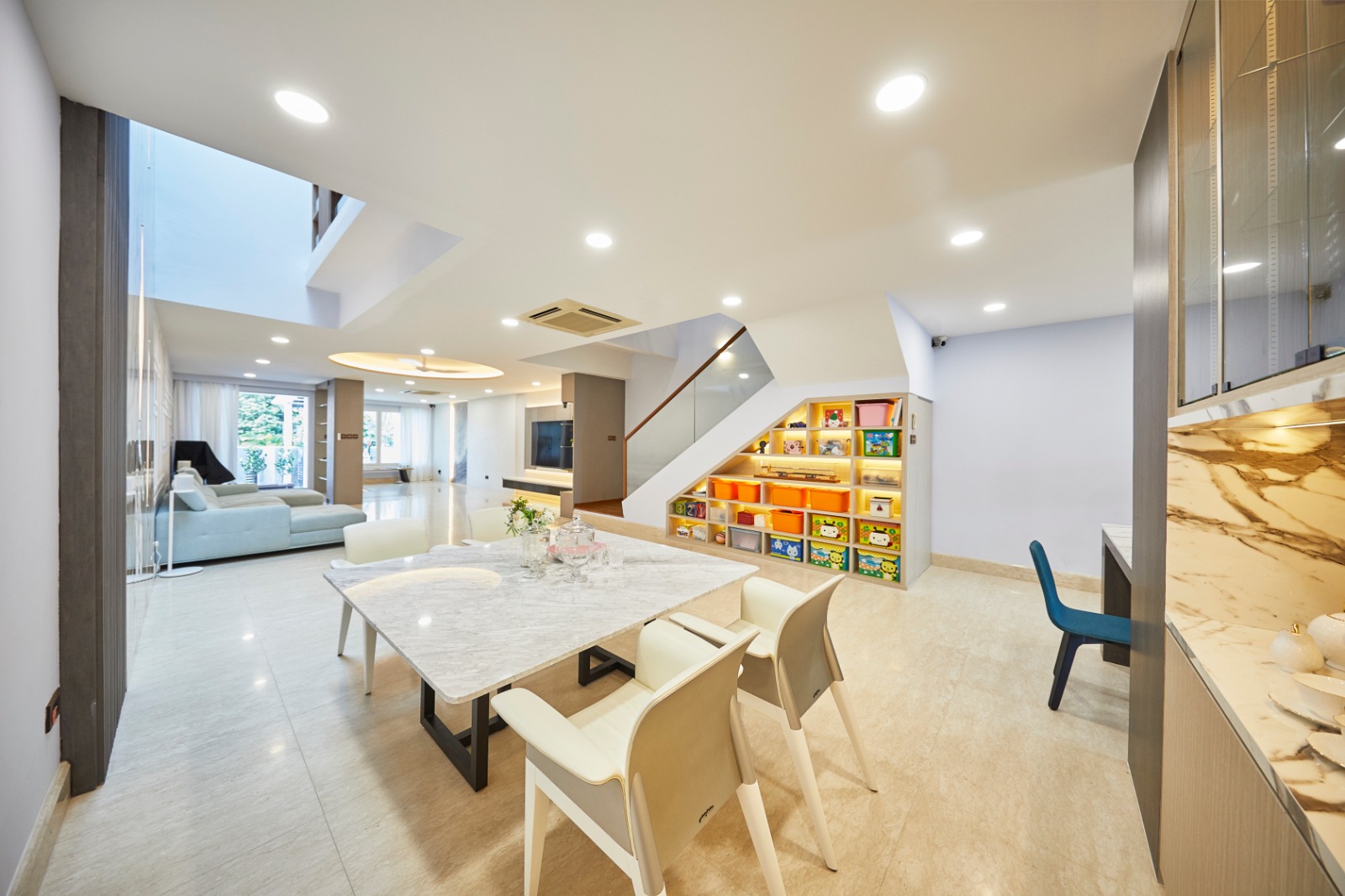 Minimalist Design - Living Room - Landed House - Design by Ultra Space Design