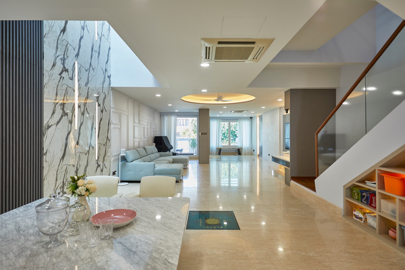 Minimalist Design - Living Room - Landed House - Design by Ultra Space Design