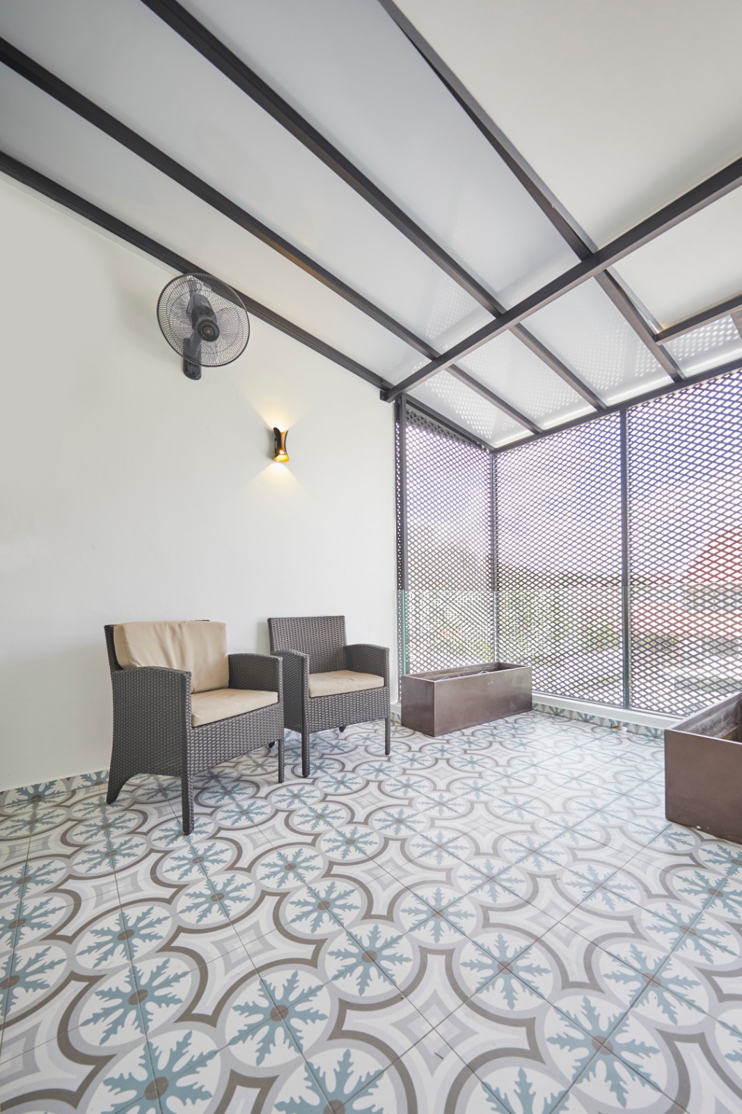 Minimalist Design - Balcony - Landed House - Design by Ultra Space Design