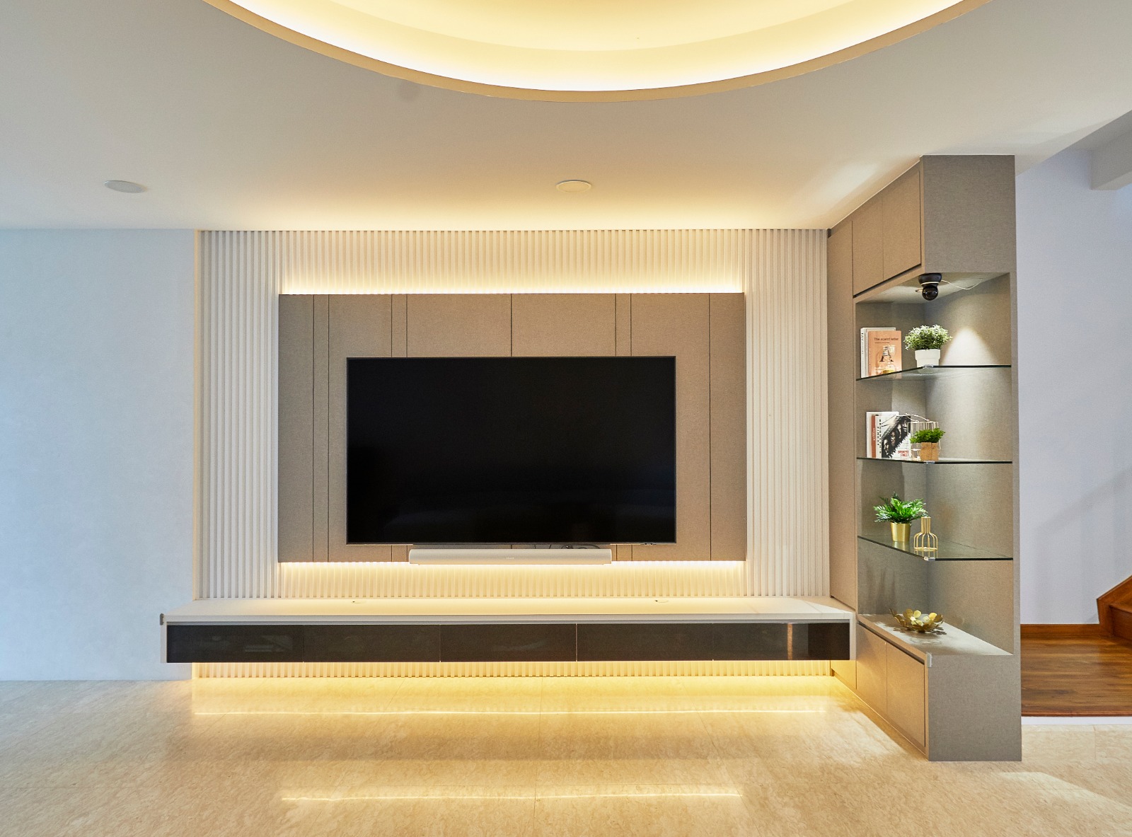 Minimalist Design - Living Room - Landed House - Design by Ultra Space Design