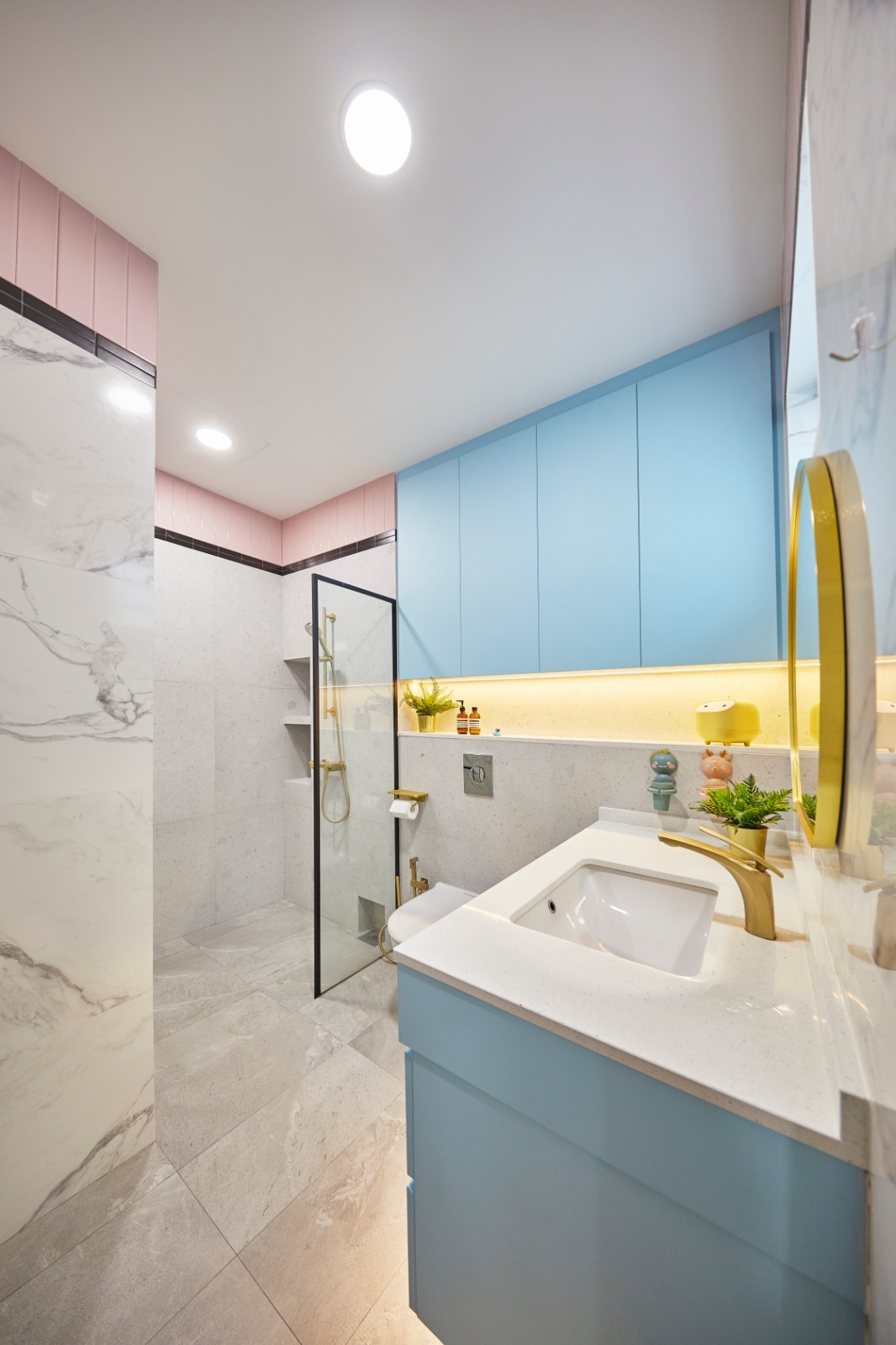 Minimalist Design - Bathroom - Landed House - Design by Ultra Space Design