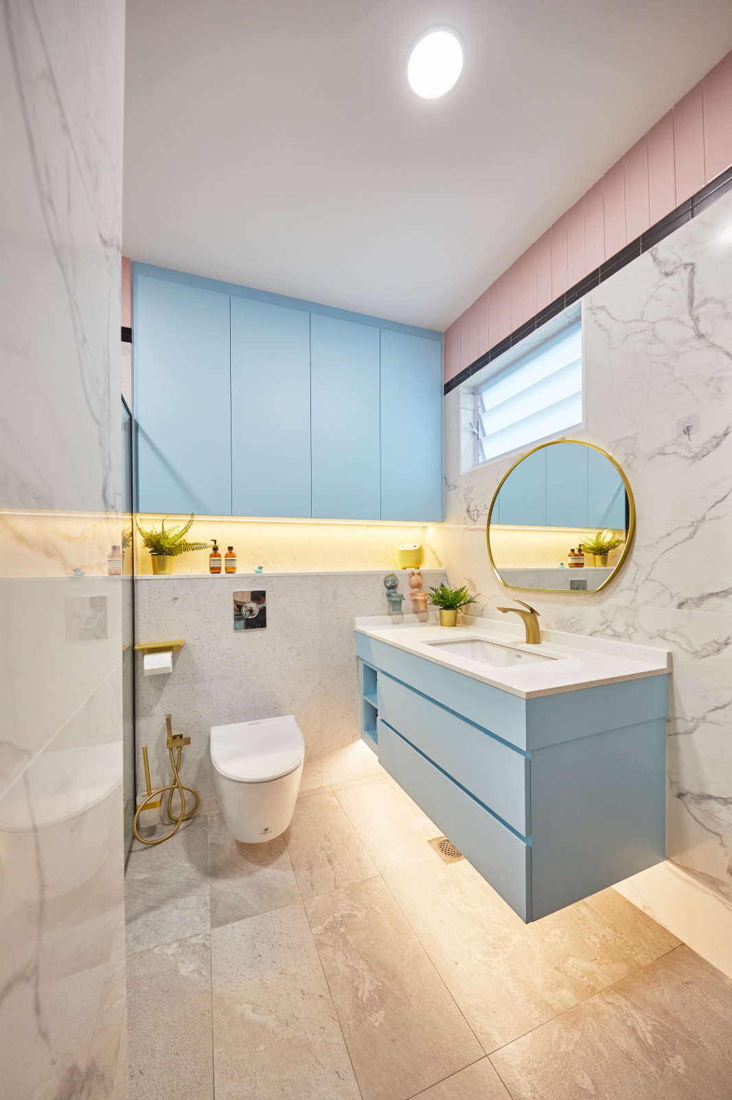 Minimalist Design - Bathroom - Landed House - Design by Ultra Space Design