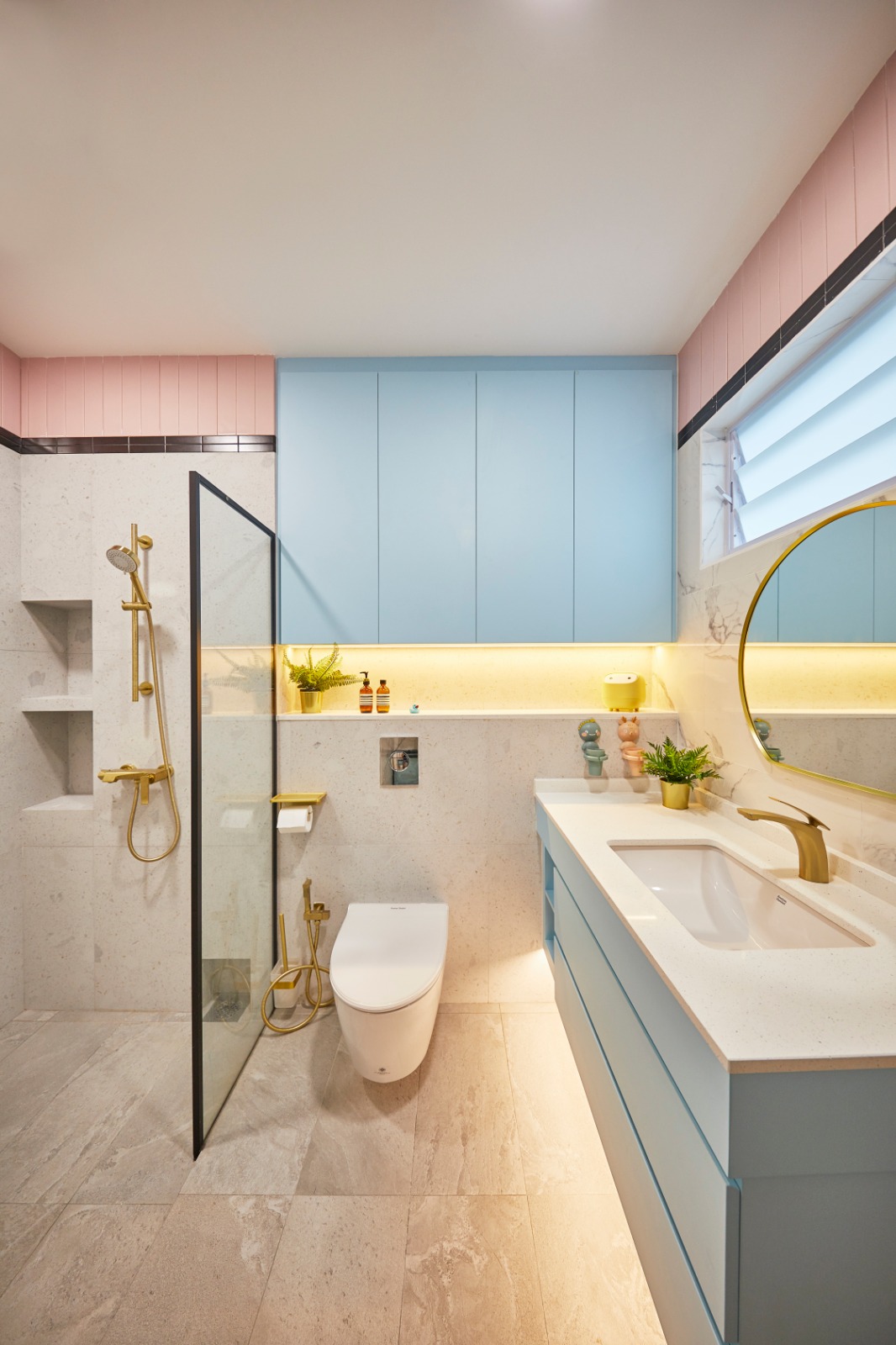 Minimalist Design - Bathroom - Landed House - Design by Ultra Space Design