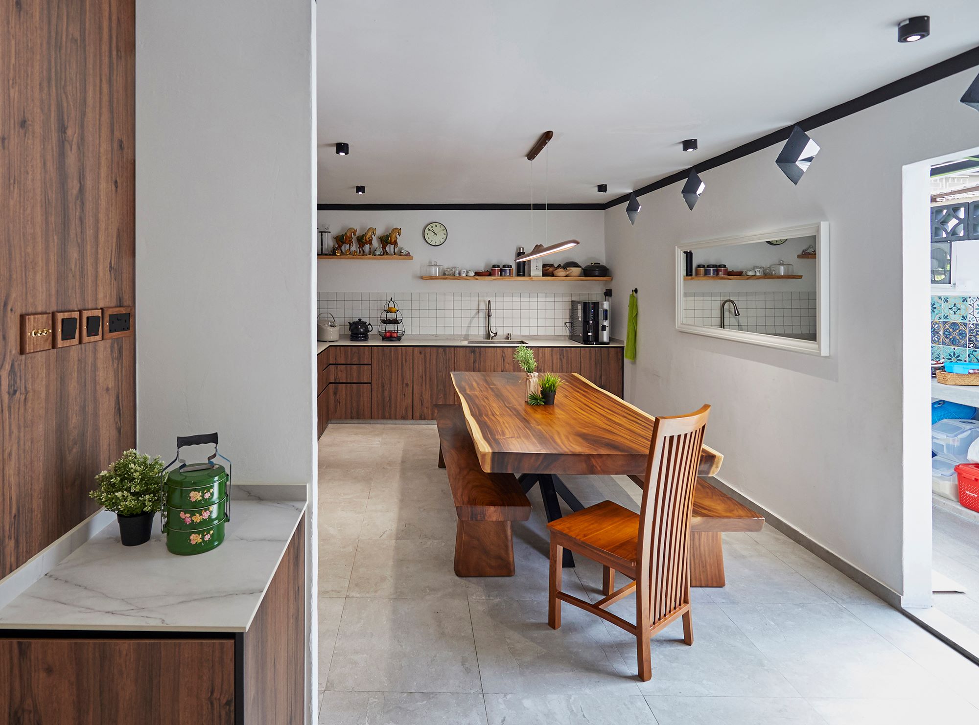 Oriental Design - Kitchen - Landed House - Design by Ultra Space Design