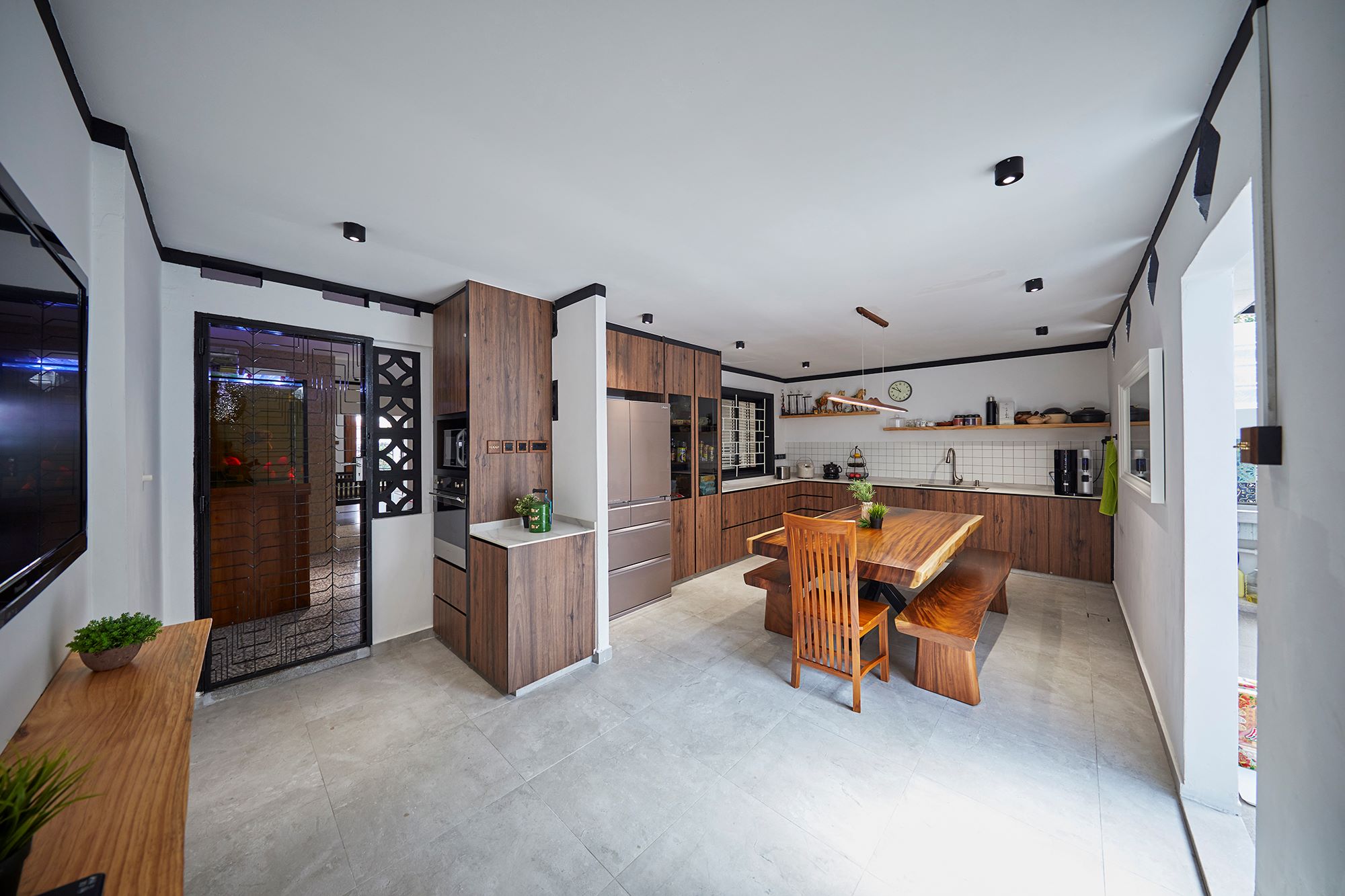 Oriental Design - Kitchen - Landed House - Design by Ultra Space Design