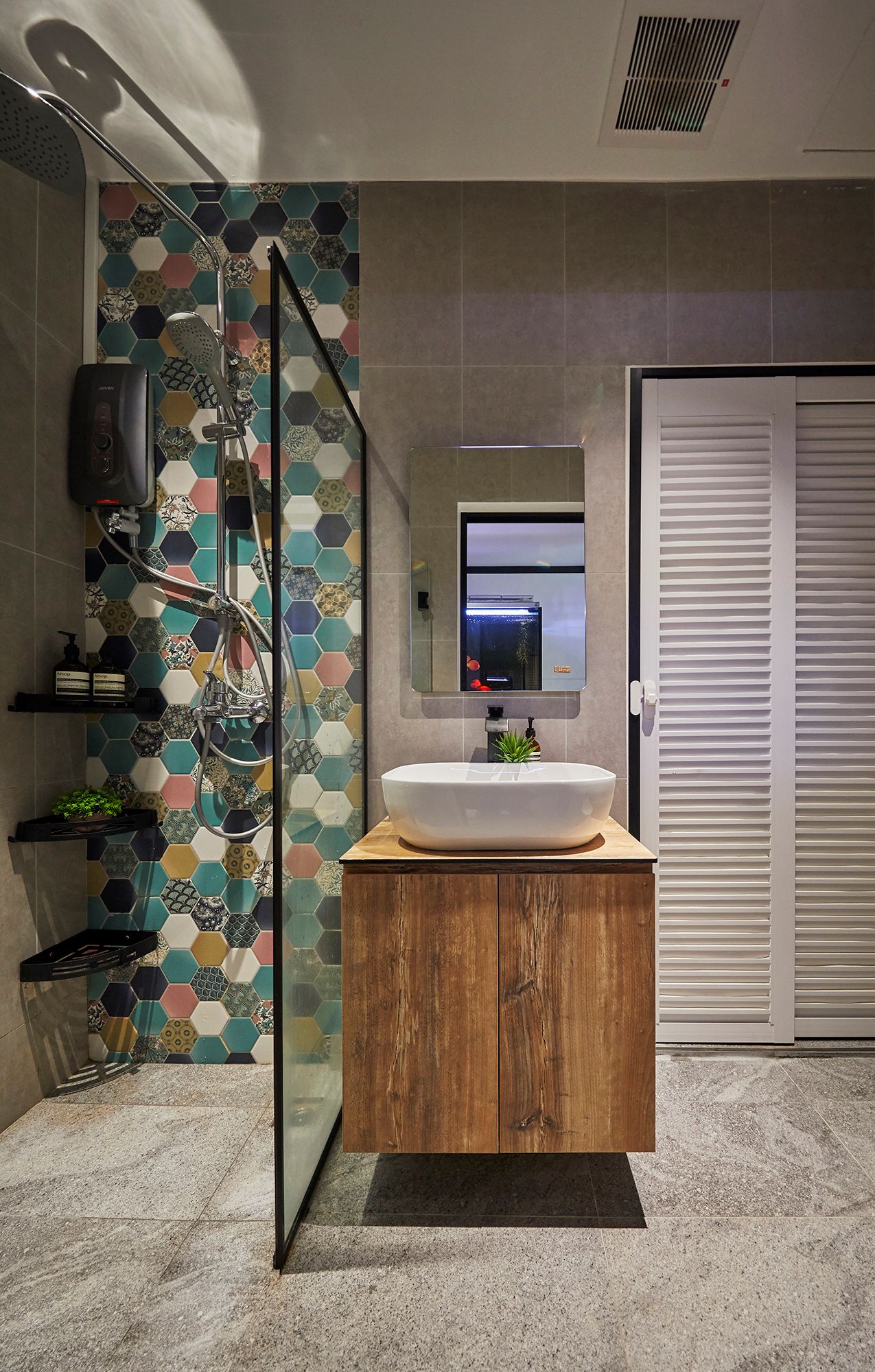 Oriental Design - Bathroom - Landed House - Design by Ultra Space Design