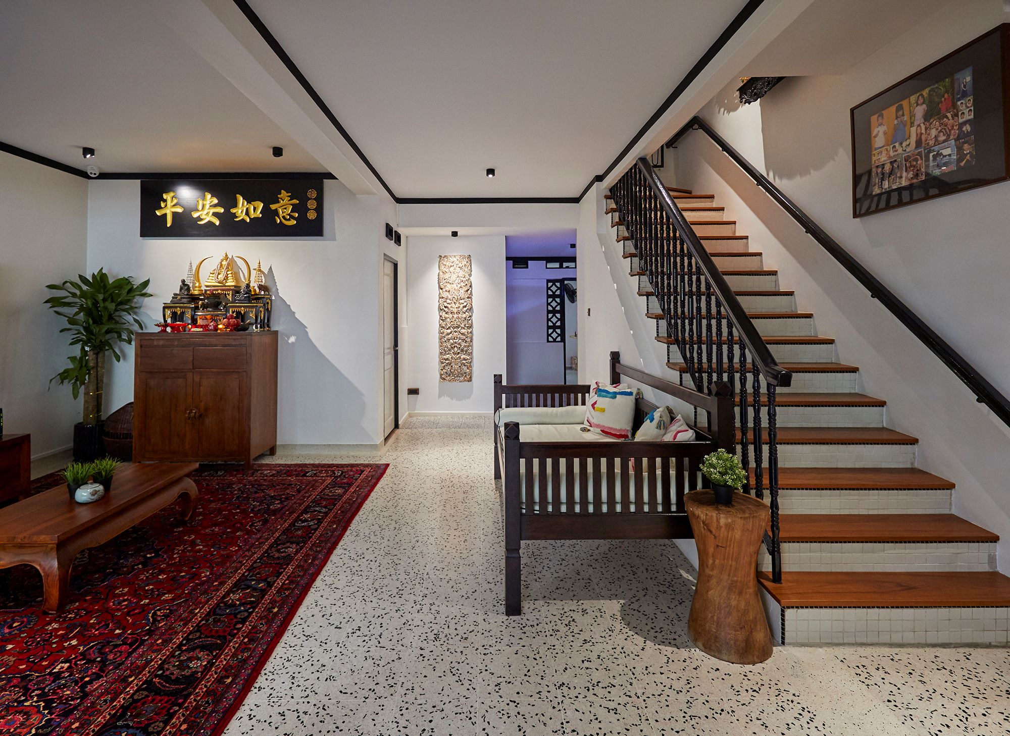 Oriental Design - Living Room - Landed House - Design by Ultra Space Design