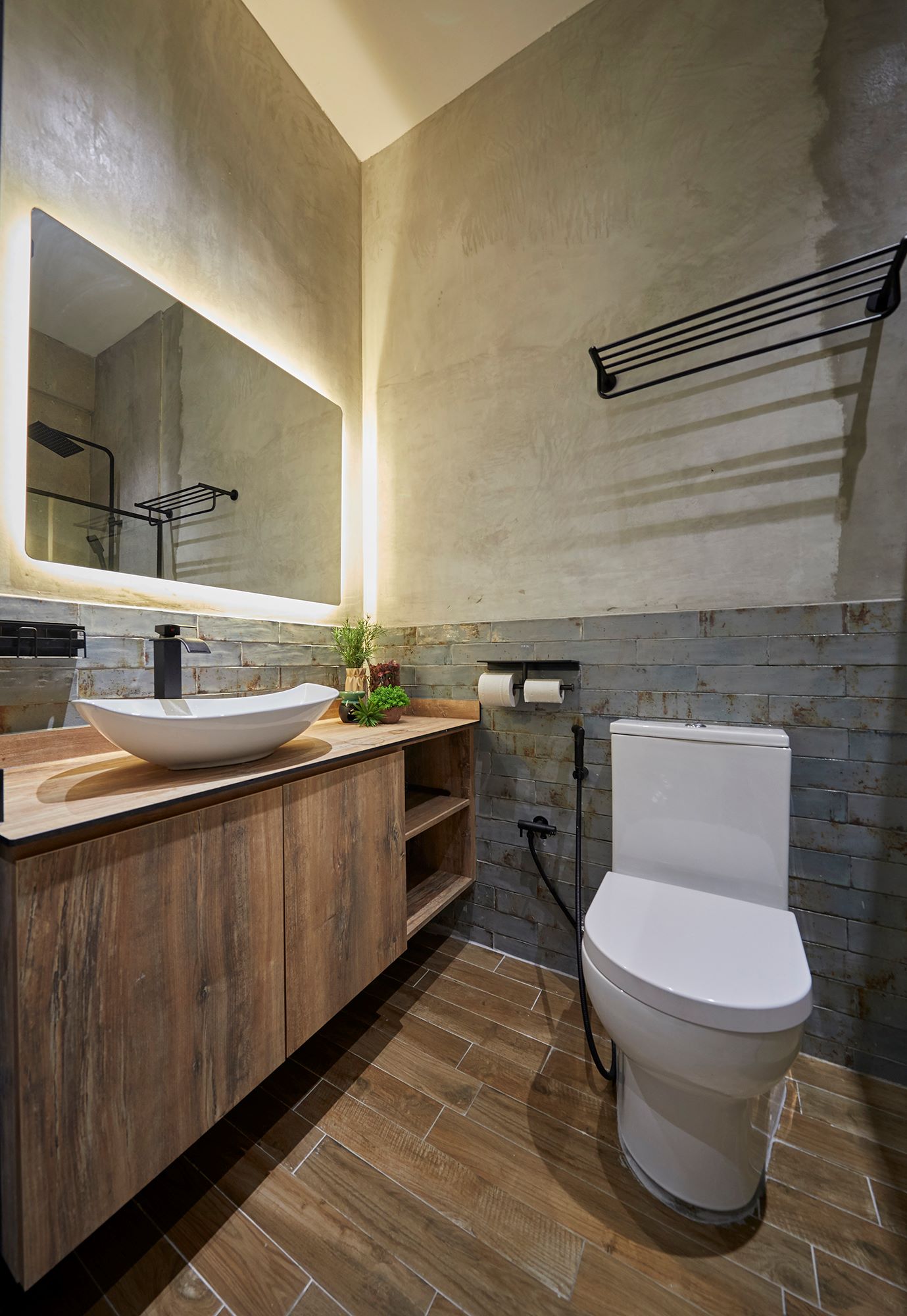Oriental Design - Bathroom - Landed House - Design by Ultra Space Design