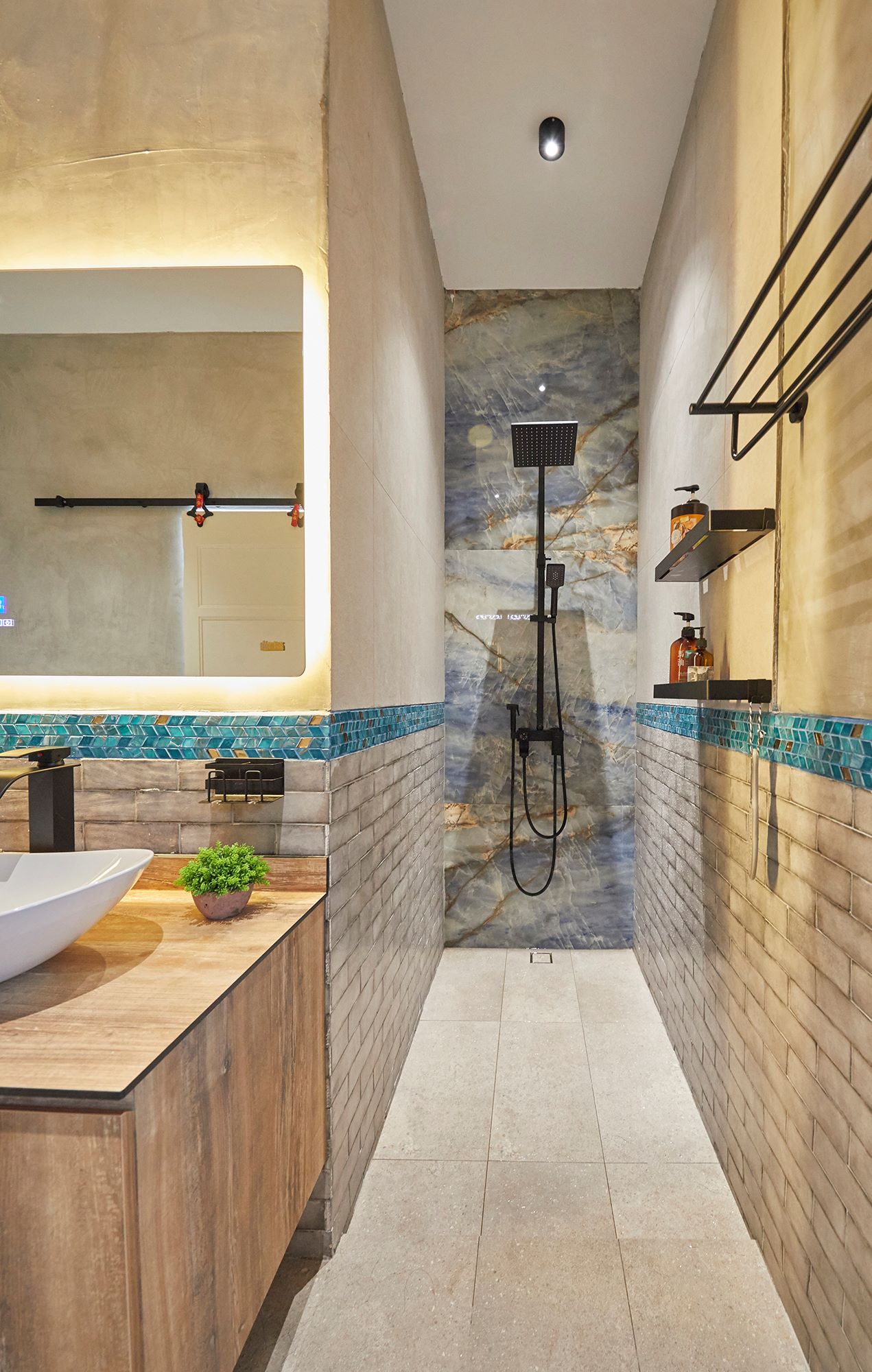 Oriental Design - Bathroom - Landed House - Design by Ultra Space Design