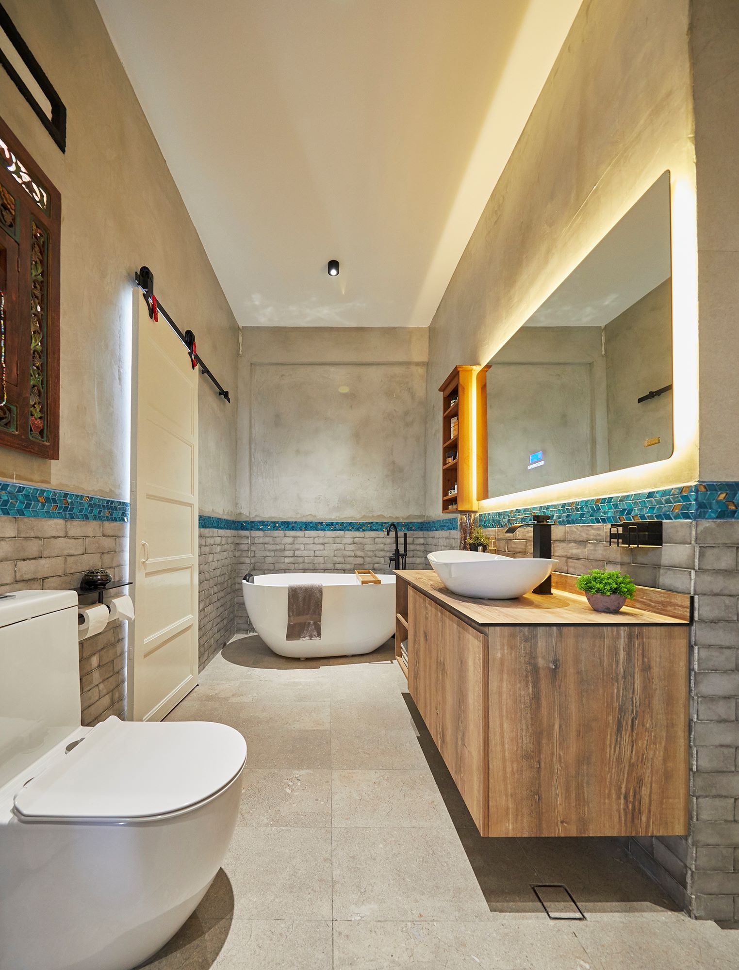 Oriental Design - Bathroom - Landed House - Design by Ultra Space Design