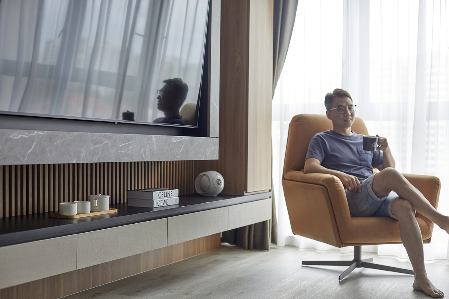 Contemporary Design - Living Room - Condominium - Design by Ultra Space Design
