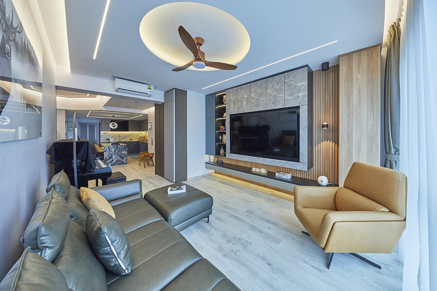 Contemporary Design - Living Room - Condominium - Design by Ultra Space Design