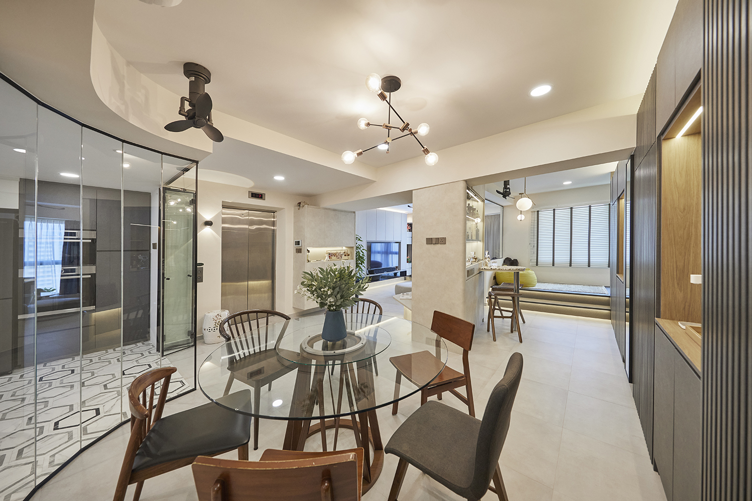 Modern Design - Living Room - Condominium - Design by Ultra Space Design