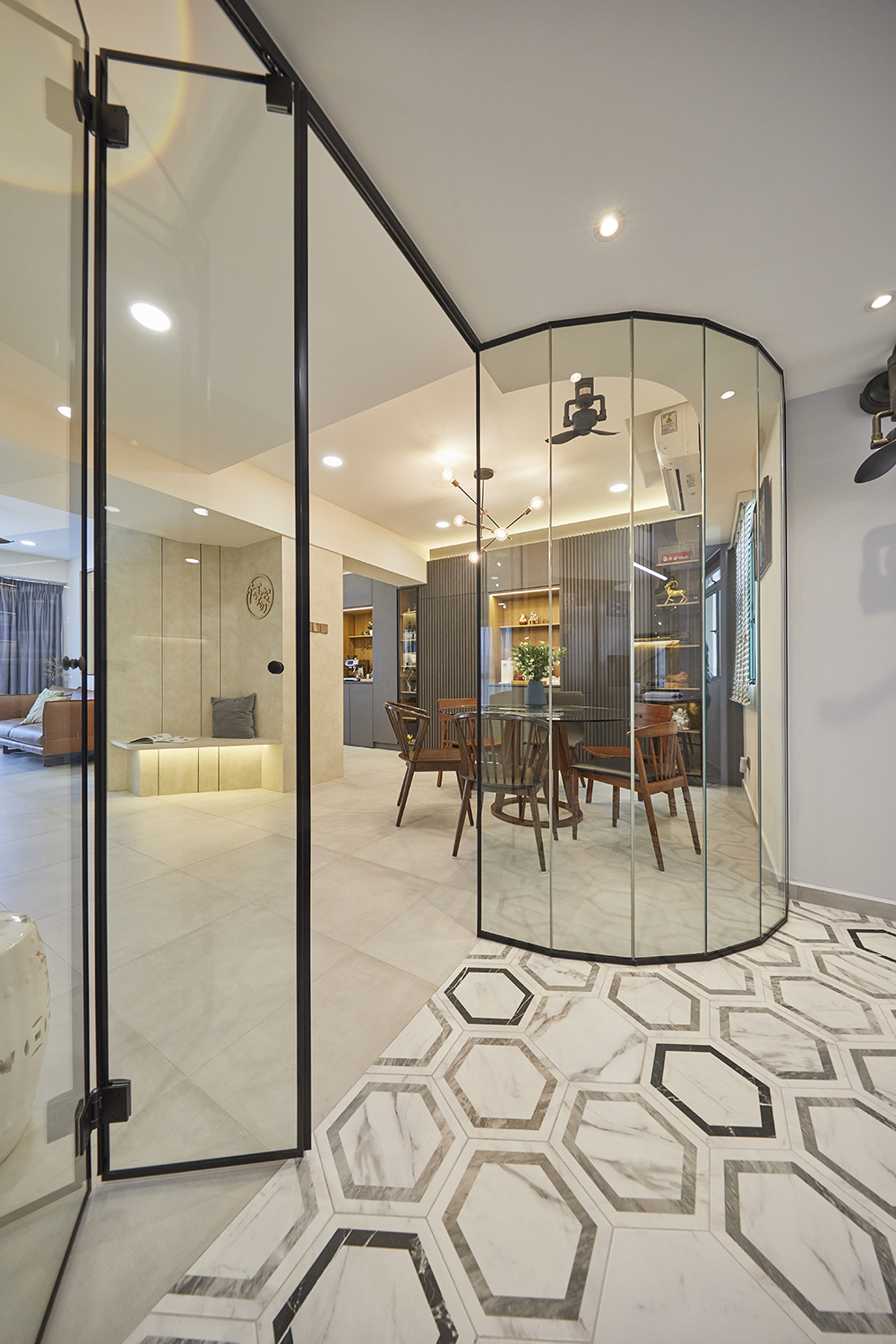 Modern Design - Living Room - Condominium - Design by Ultra Space Design