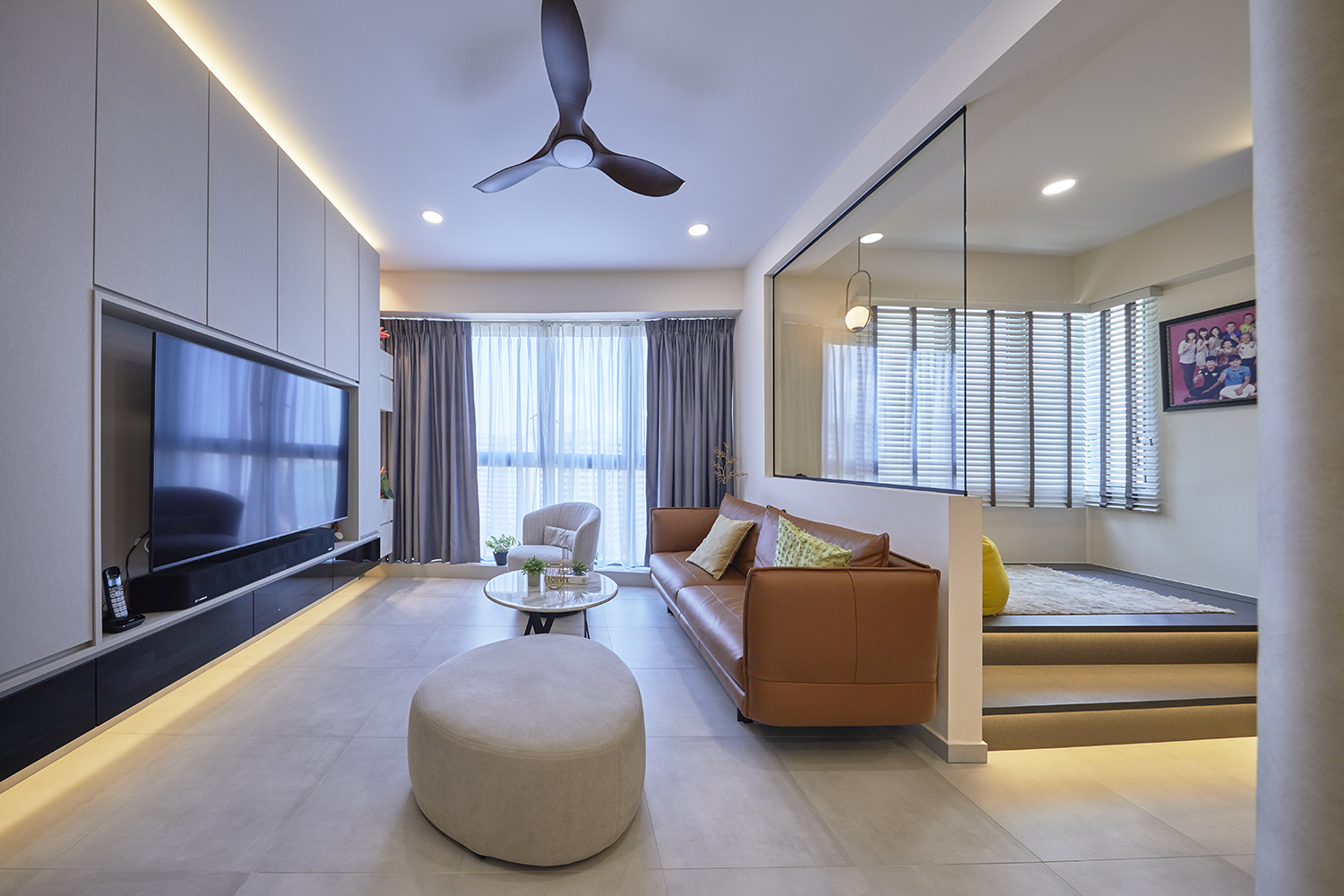 Modern Design - Living Room - Condominium - Design by Ultra Space Design