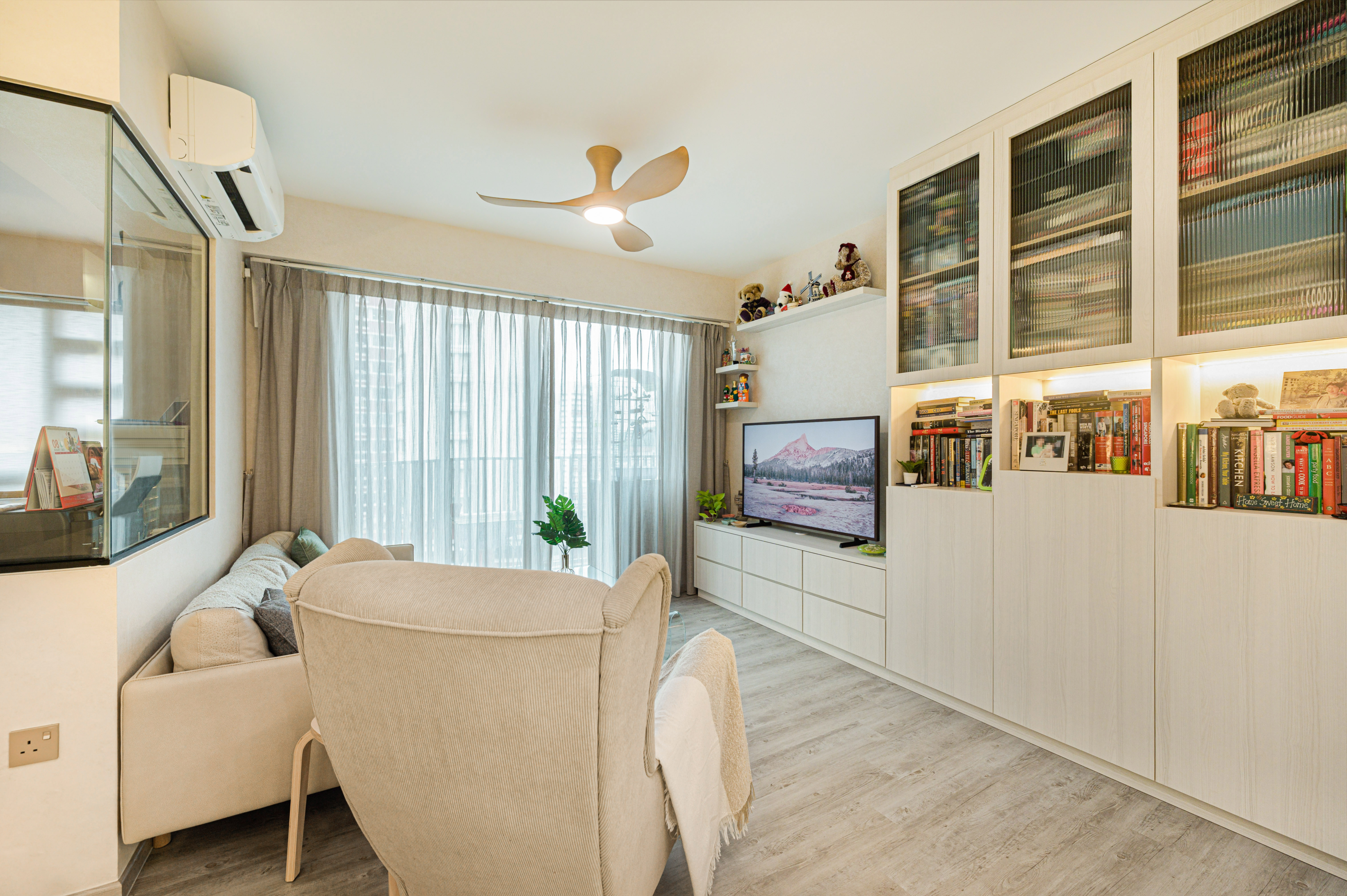 Contemporary, Modern, Scandinavian Design - Living Room - HDB 4 Room - Design by DAP Atelier