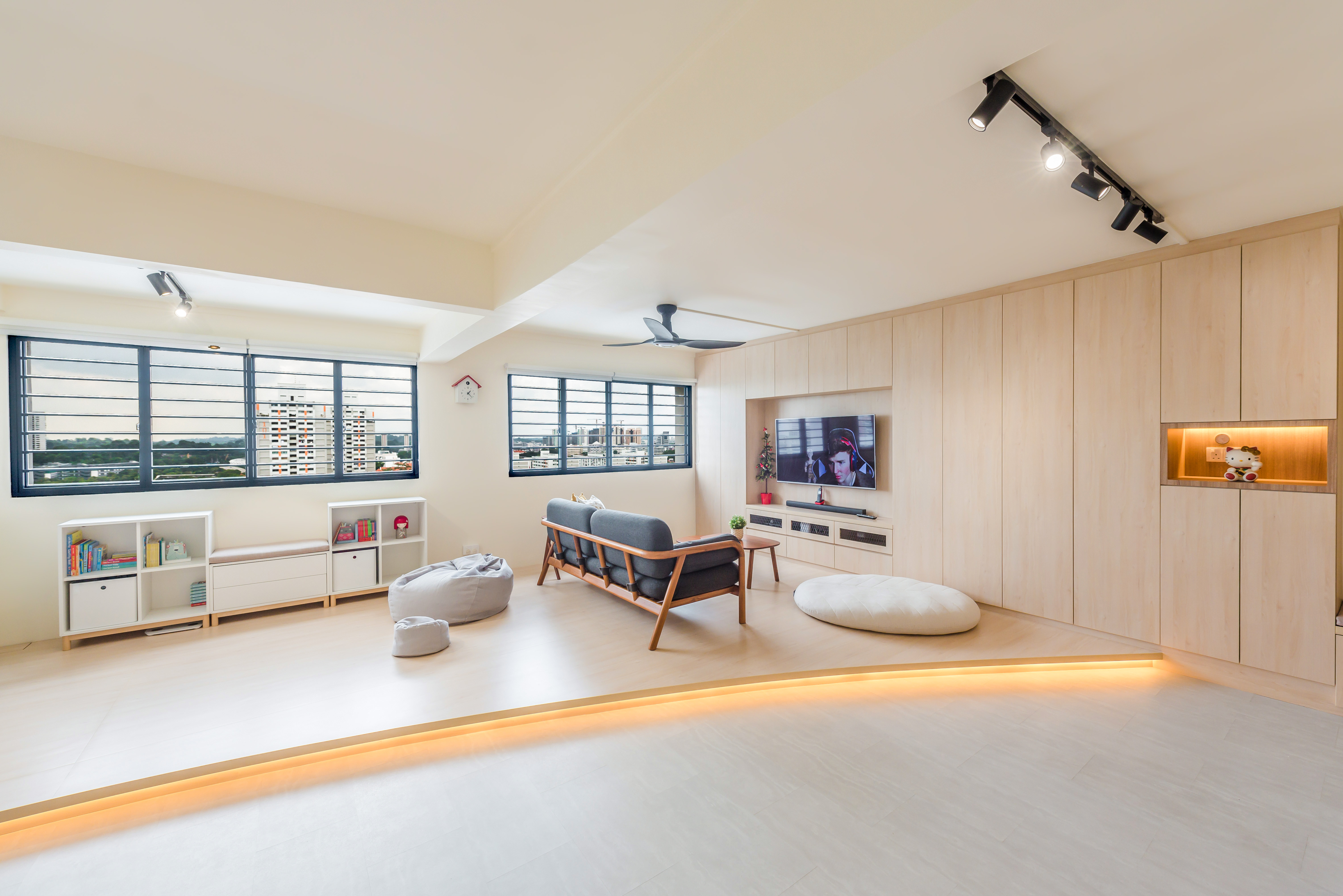 Minimalist, Modern, Scandinavian Design - Living Room - HDB 5 Room - Design by DAP Atelier