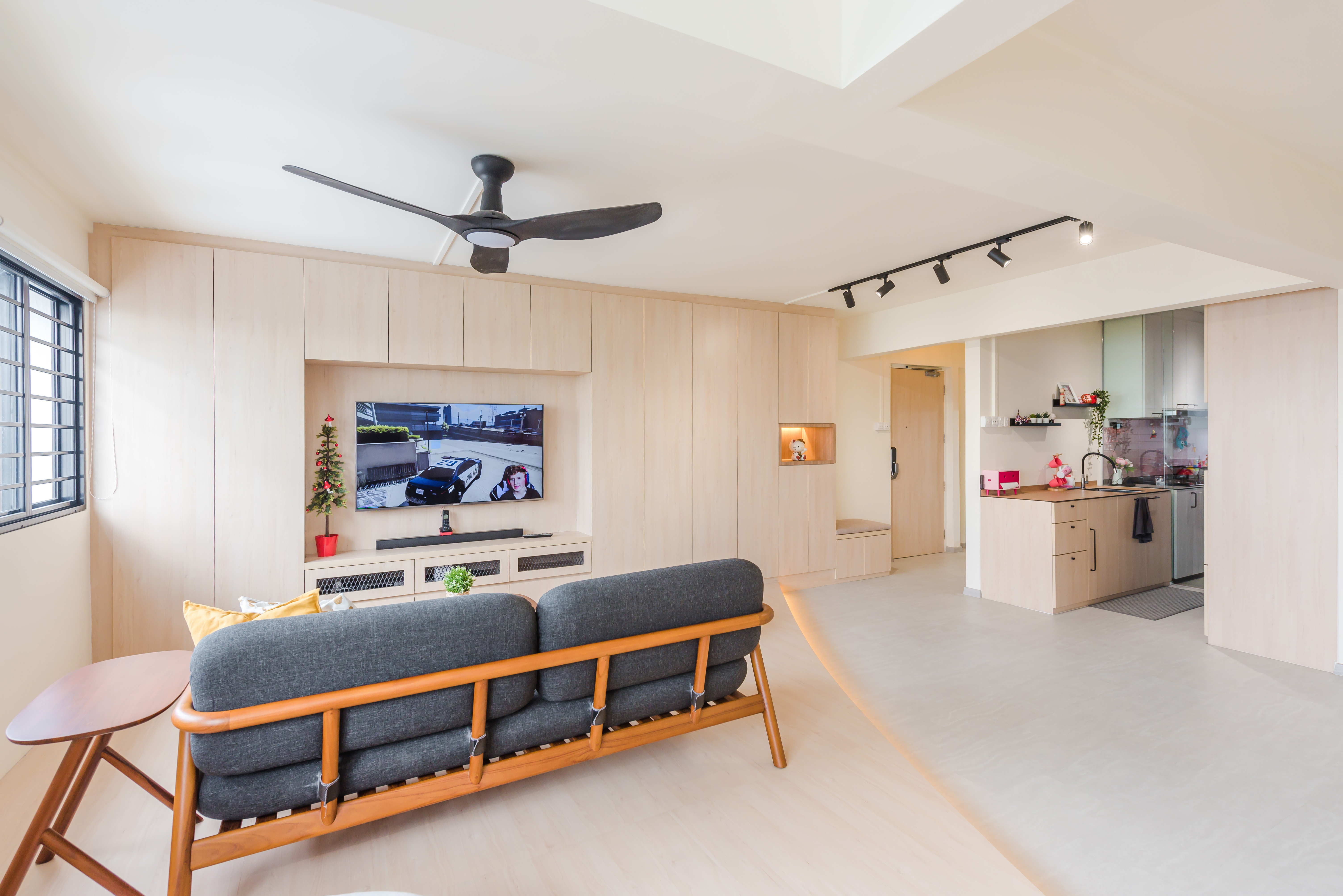 Minimalist, Modern, Scandinavian Design - Living Room - HDB 5 Room - Design by DAP Atelier