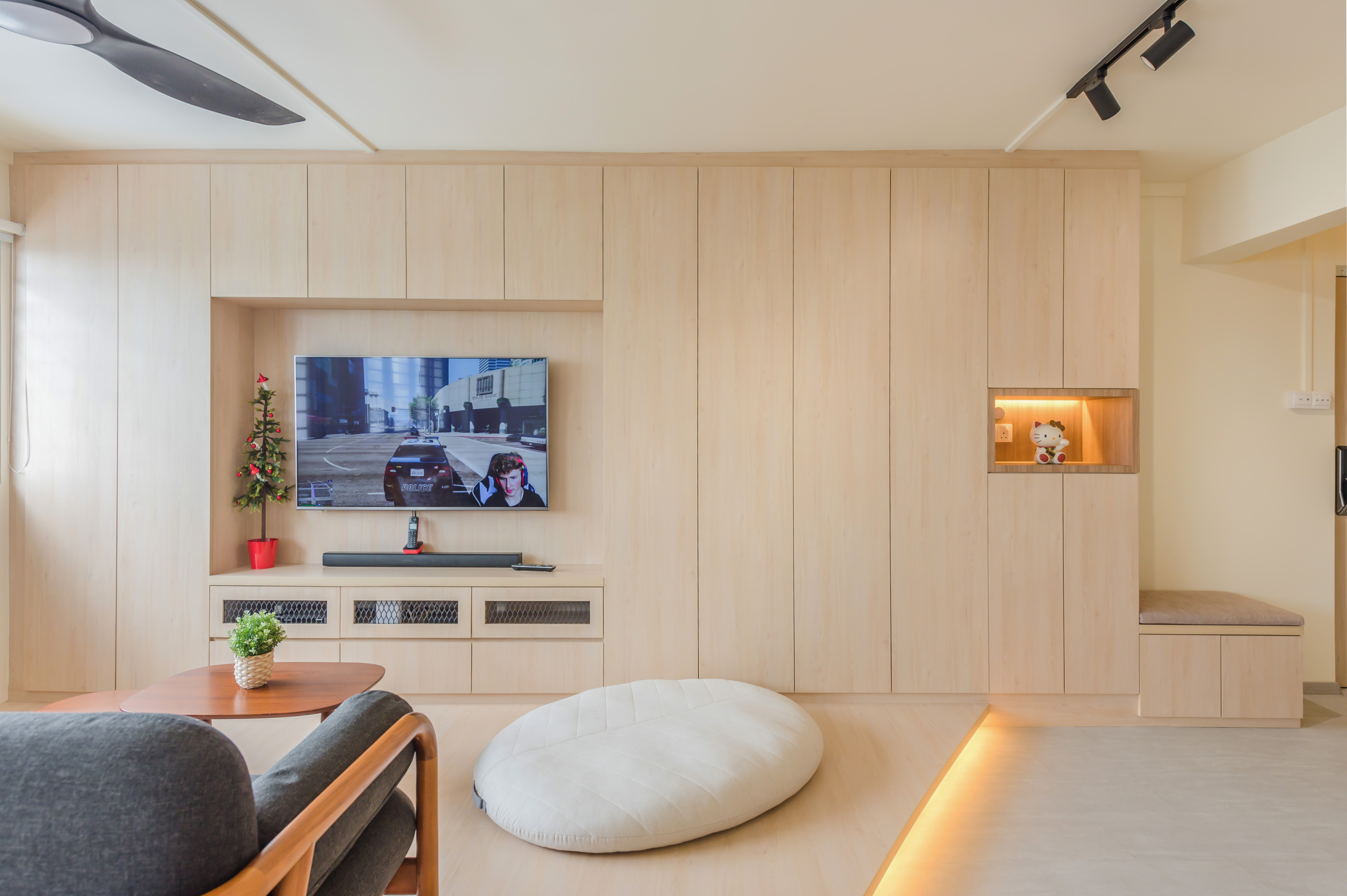 Minimalist, Modern, Scandinavian Design - Living Room - HDB 5 Room - Design by DAP Atelier