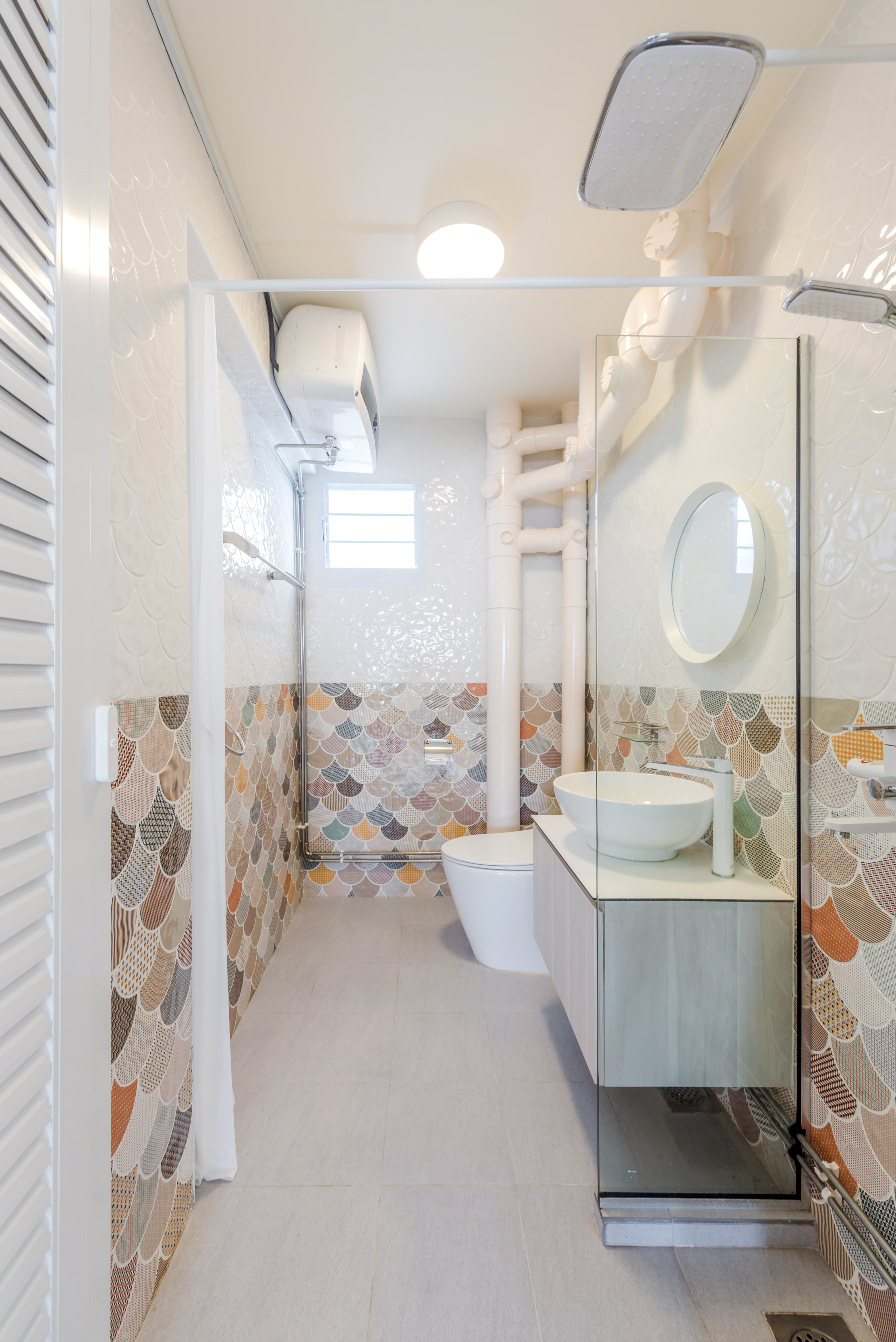 Minimalist, Modern, Scandinavian Design - Bathroom - HDB 5 Room - Design by DAP Atelier