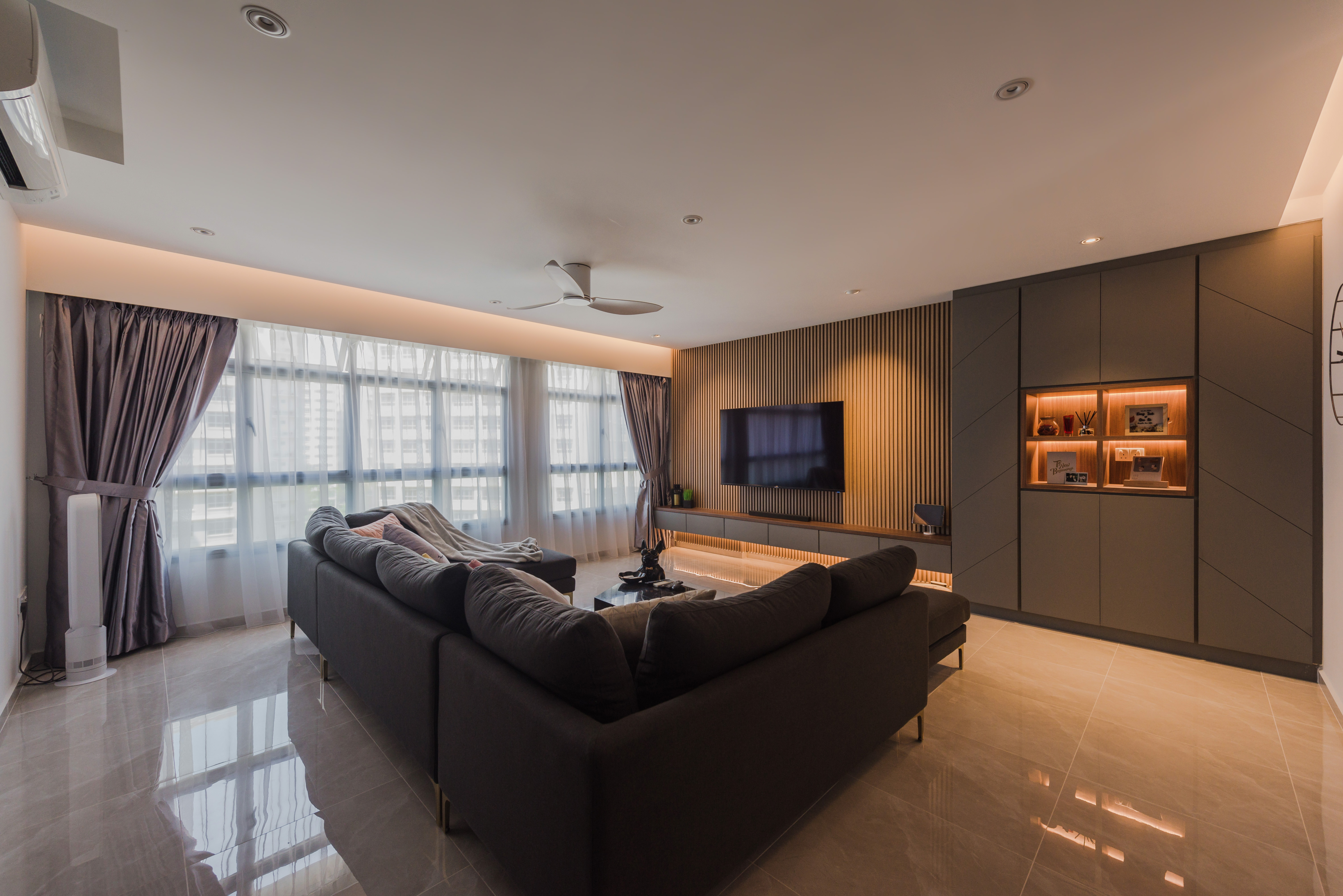 Contemporary, Modern Design - Living Room - HDB 5 Room - Design by DAP Atelier