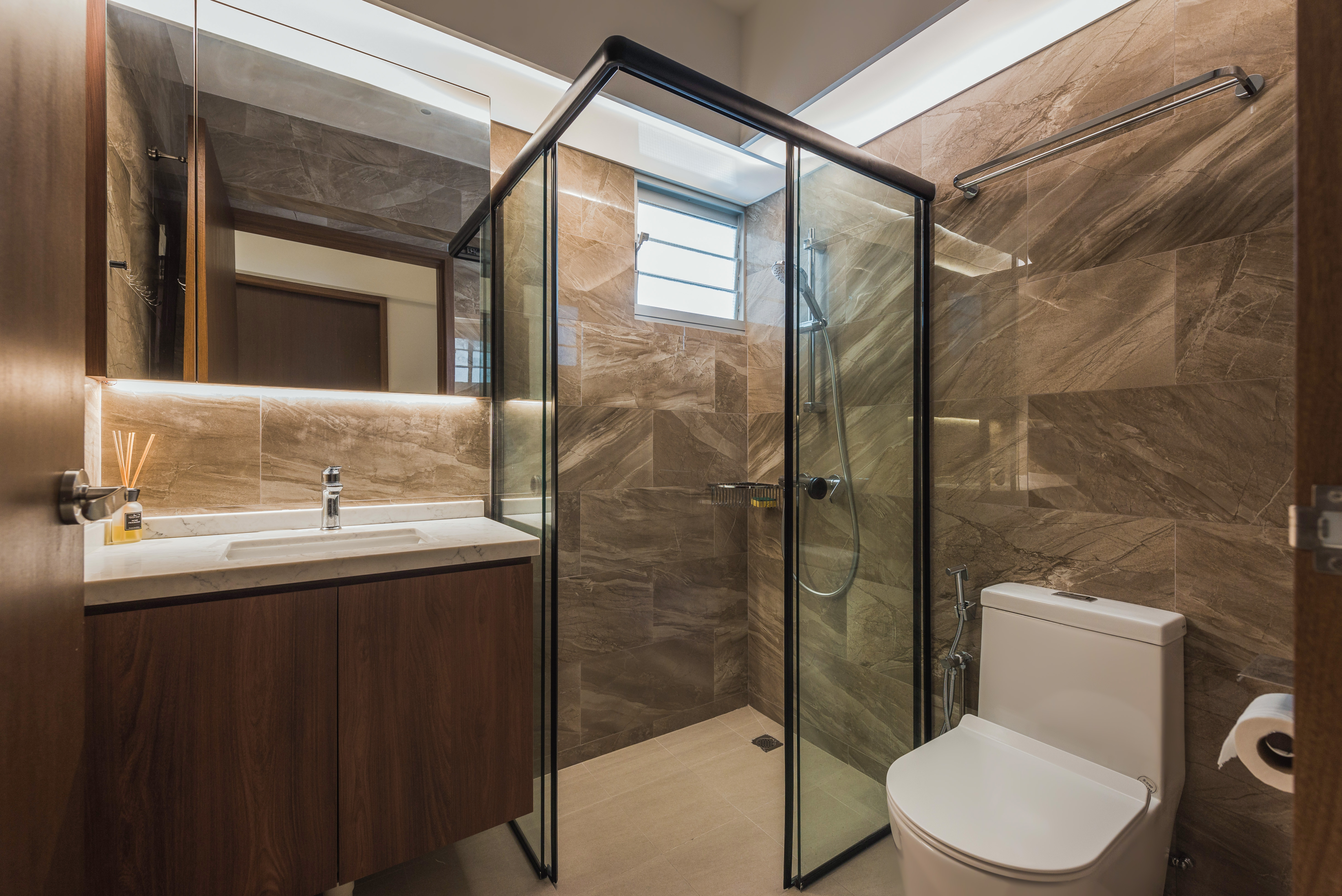 Contemporary, Modern Design - Bathroom - HDB 5 Room - Design by DAP Atelier