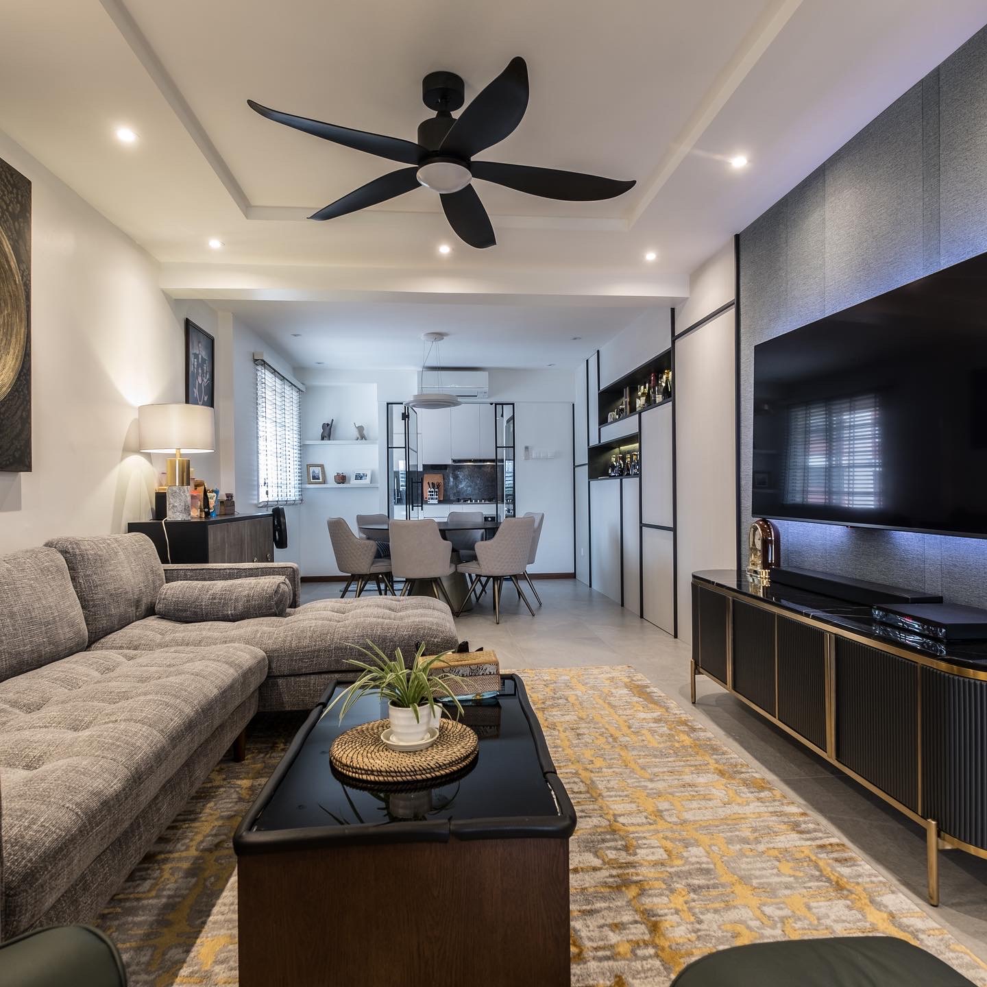 Contemporary, Modern, Others Design - Living Room - HDB Executive Apartment - Design by United Team Lifestyle
