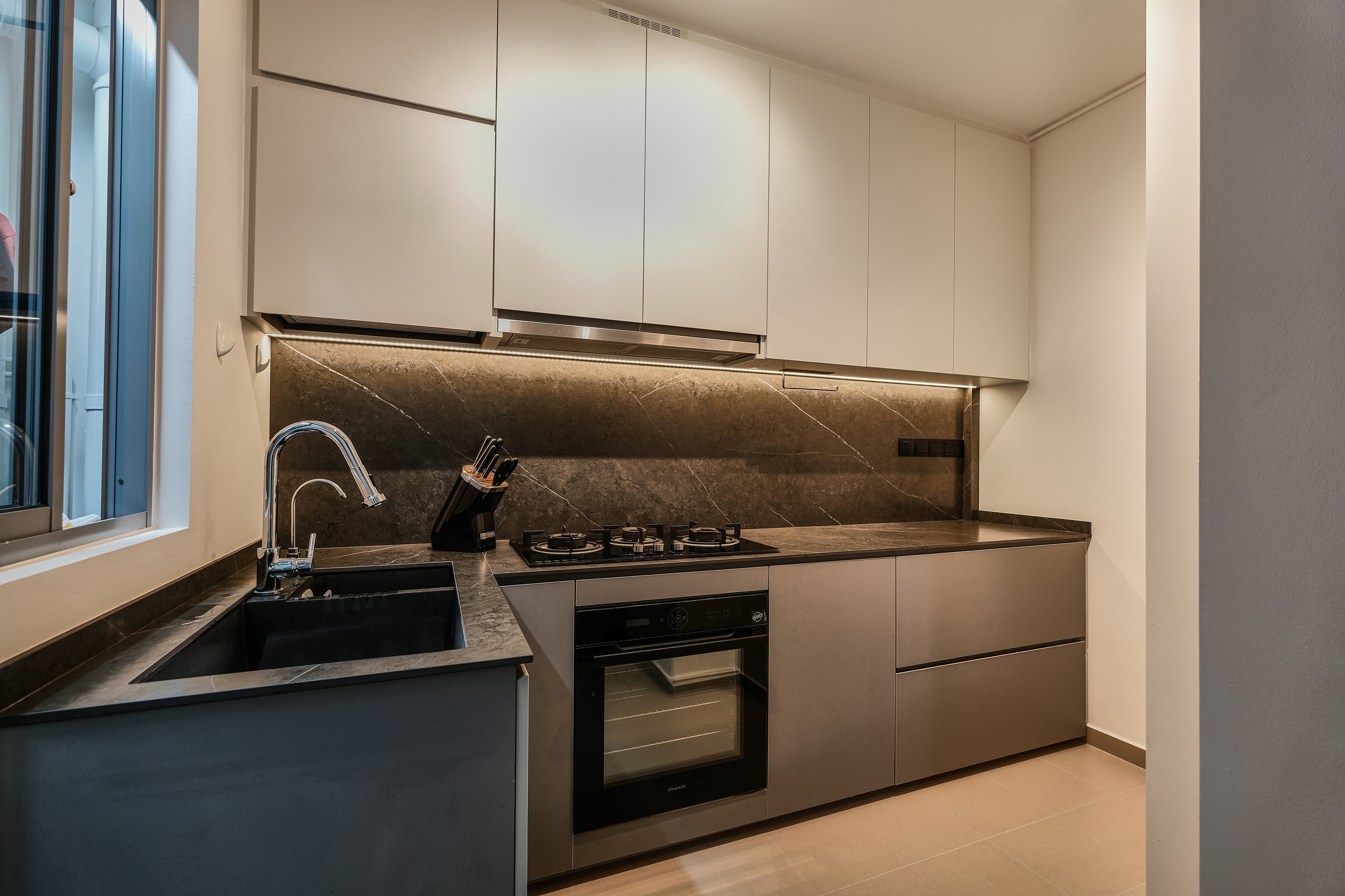 Contemporary, Minimalist, Modern Design - Kitchen - HDB 4 Room - Design by United Team Lifestyle