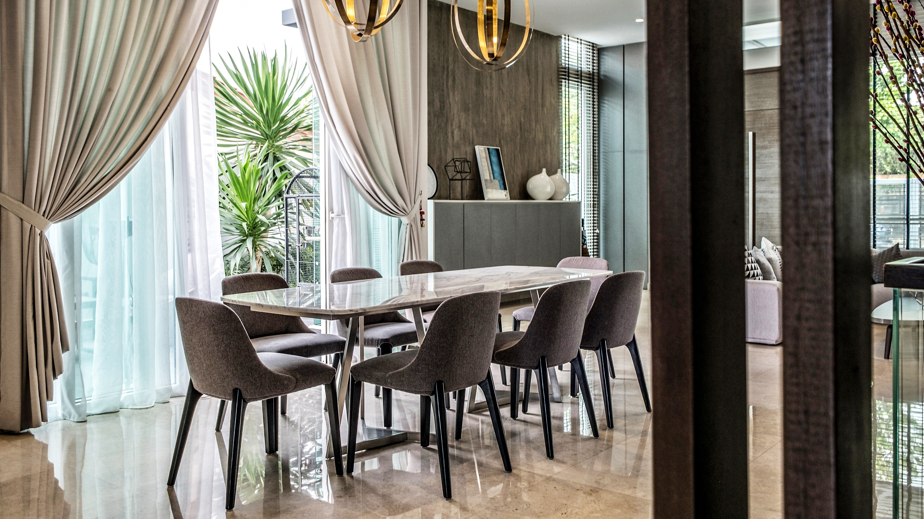 Contemporary, Modern Design - Dining Room - Landed House - Design by United Team Lifestyle