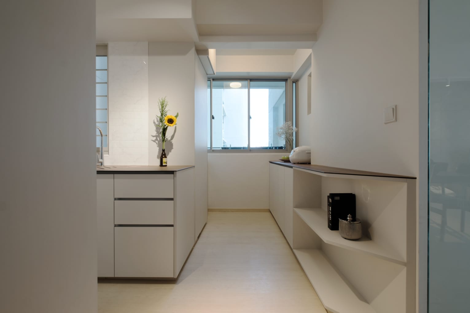 Contemporary, Minimalist, Modern Design - Kitchen - HDB 4 Room - Design by United Team Lifestyle