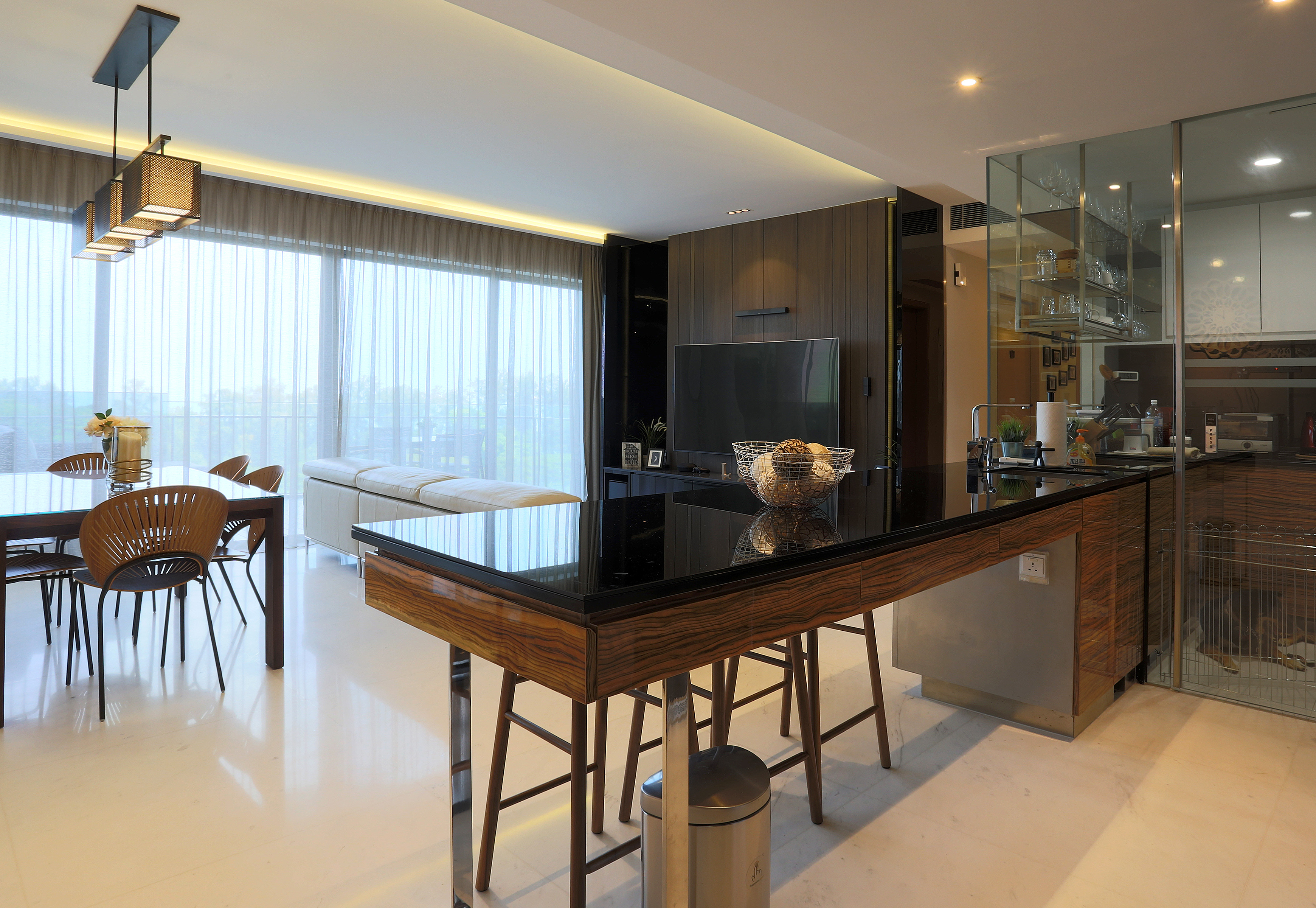 Classical, Contemporary Design - Dining Room - Condominium - Design by United Team Lifestyle
