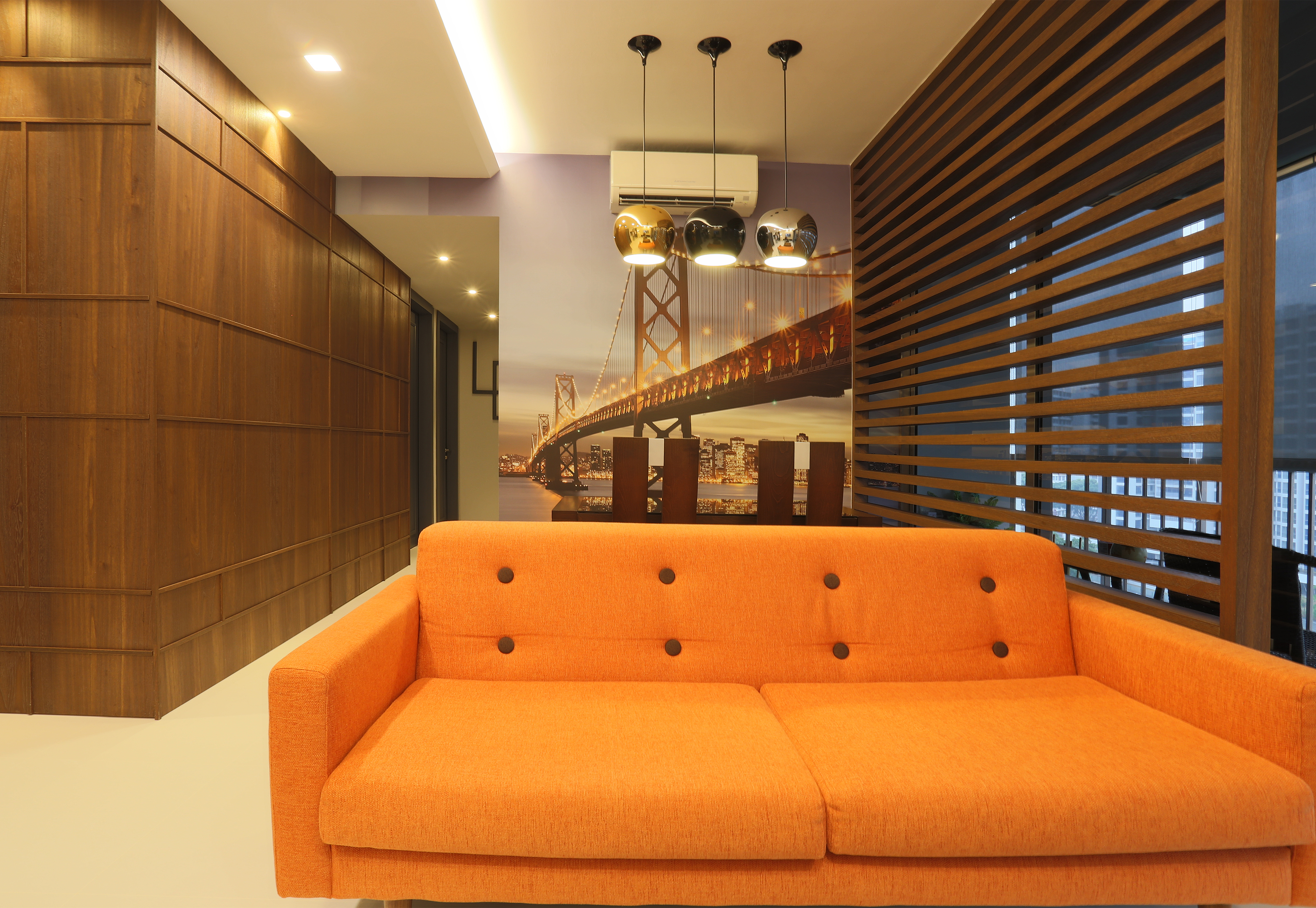 Country, Modern Design - Living Room - Condominium - Design by United Team Lifestyle