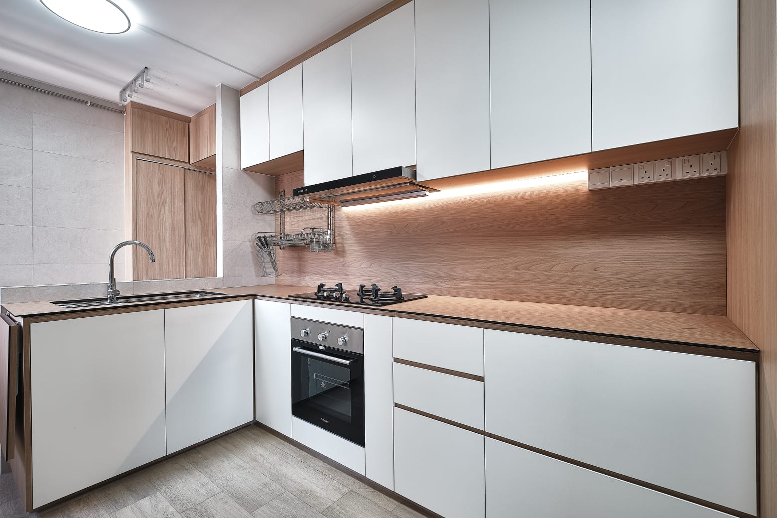 Contemporary, Minimalist Design - Kitchen - HDB 5 Room - Design by United Team Lifestyle