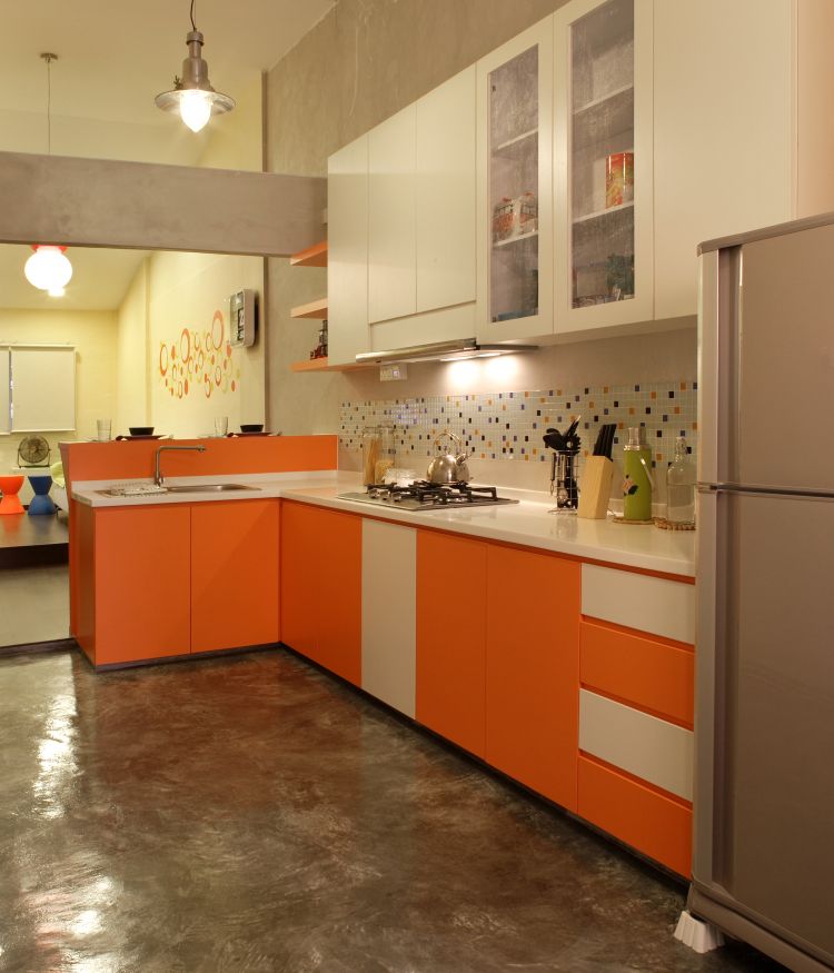 Classical, Contemporary, Retro Design - Kitchen - HDB 3 Room - Design by Vegas Interior Design Pte Ltd