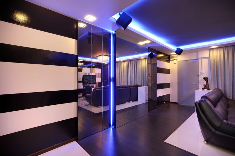 Contemporary, Modern Design - Living Room - HDB 4 Room - Design by Vegas Interior Design Pte Ltd