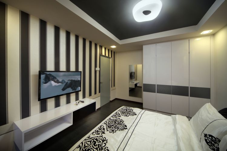Contemporary, Modern Design - Bedroom - HDB 4 Room - Design by Vegas Interior Design Pte Ltd